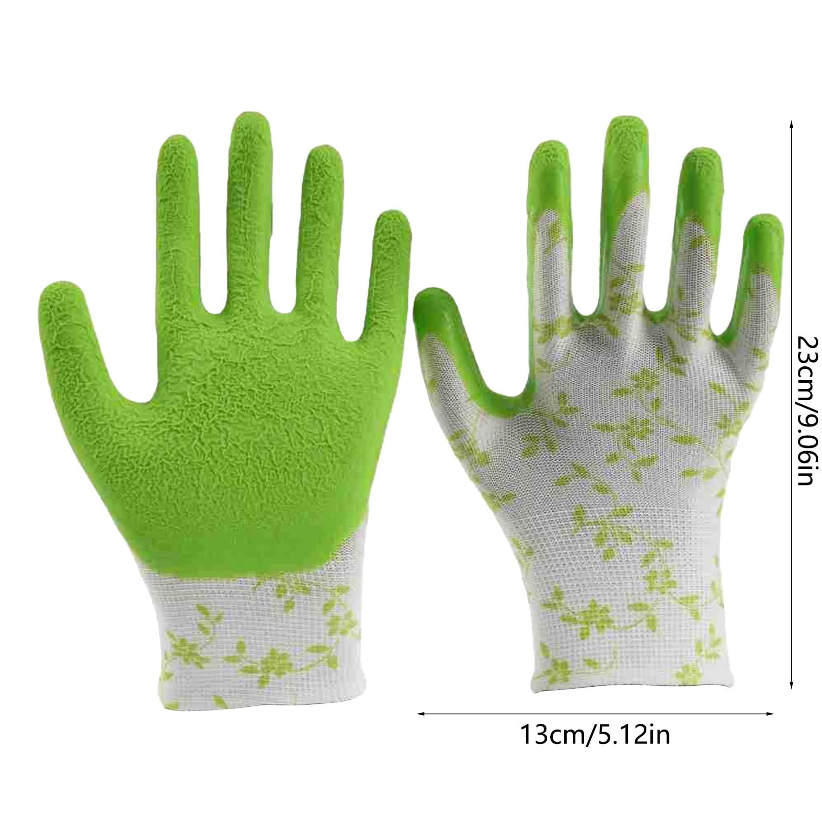 Rubber Gardening Gloves, Horticultural Labor Protection Gloves for Planting Flowers Gardens Outdoor, Durable TPE Inje... - Image 3