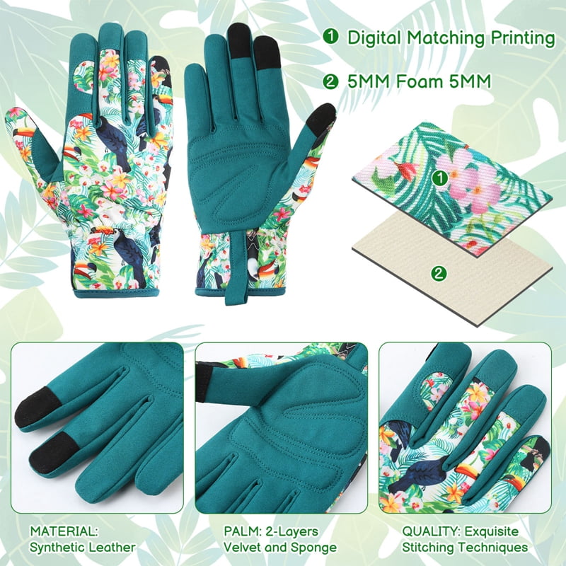 Gardening Gloves for Women - Thorn Proof & Puncture Resistant, Breathable Floral Gloves for Rose Pruning,Mother's Day... - Image 2