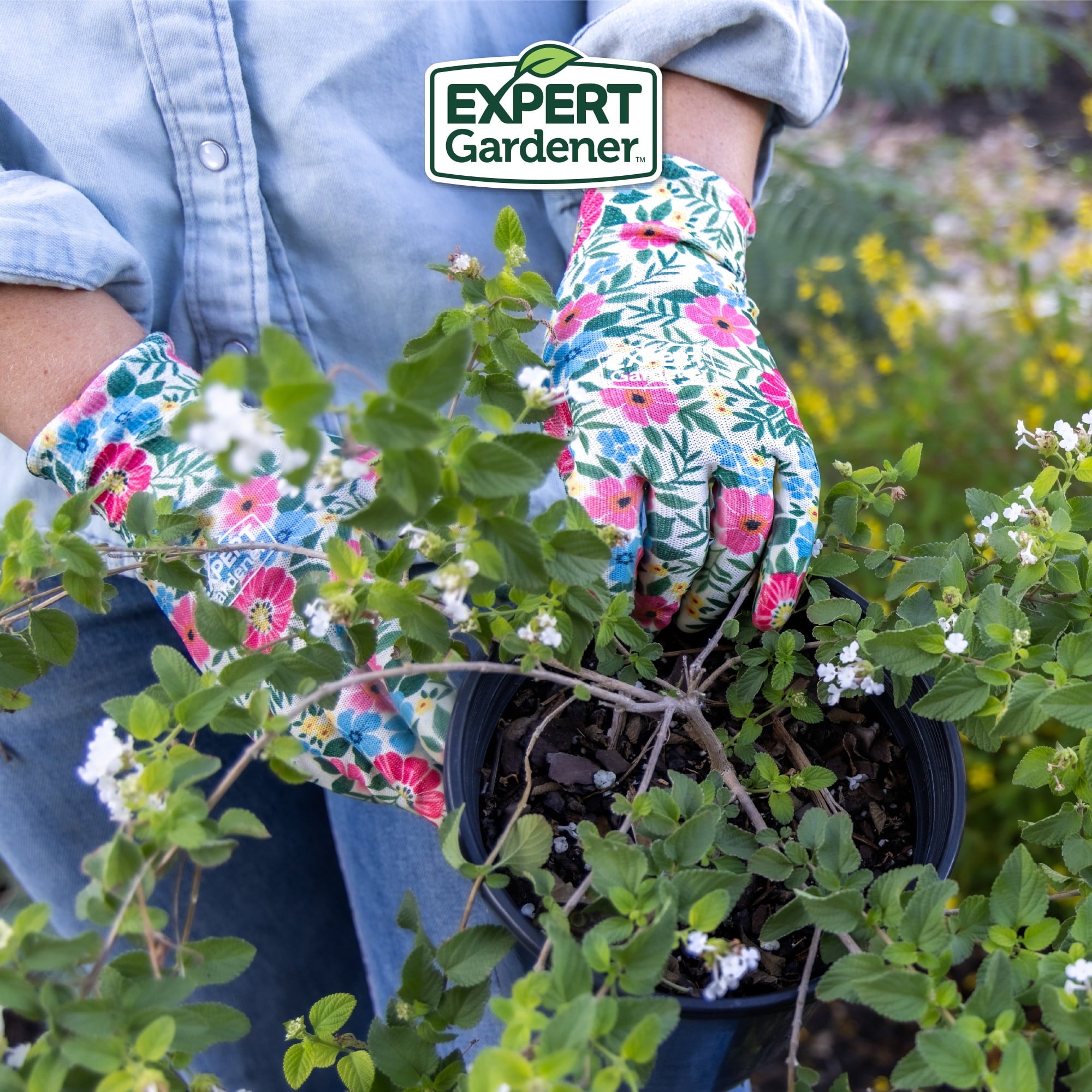 Smooth Nitrile Gardening Gloves, Size M - Image 6