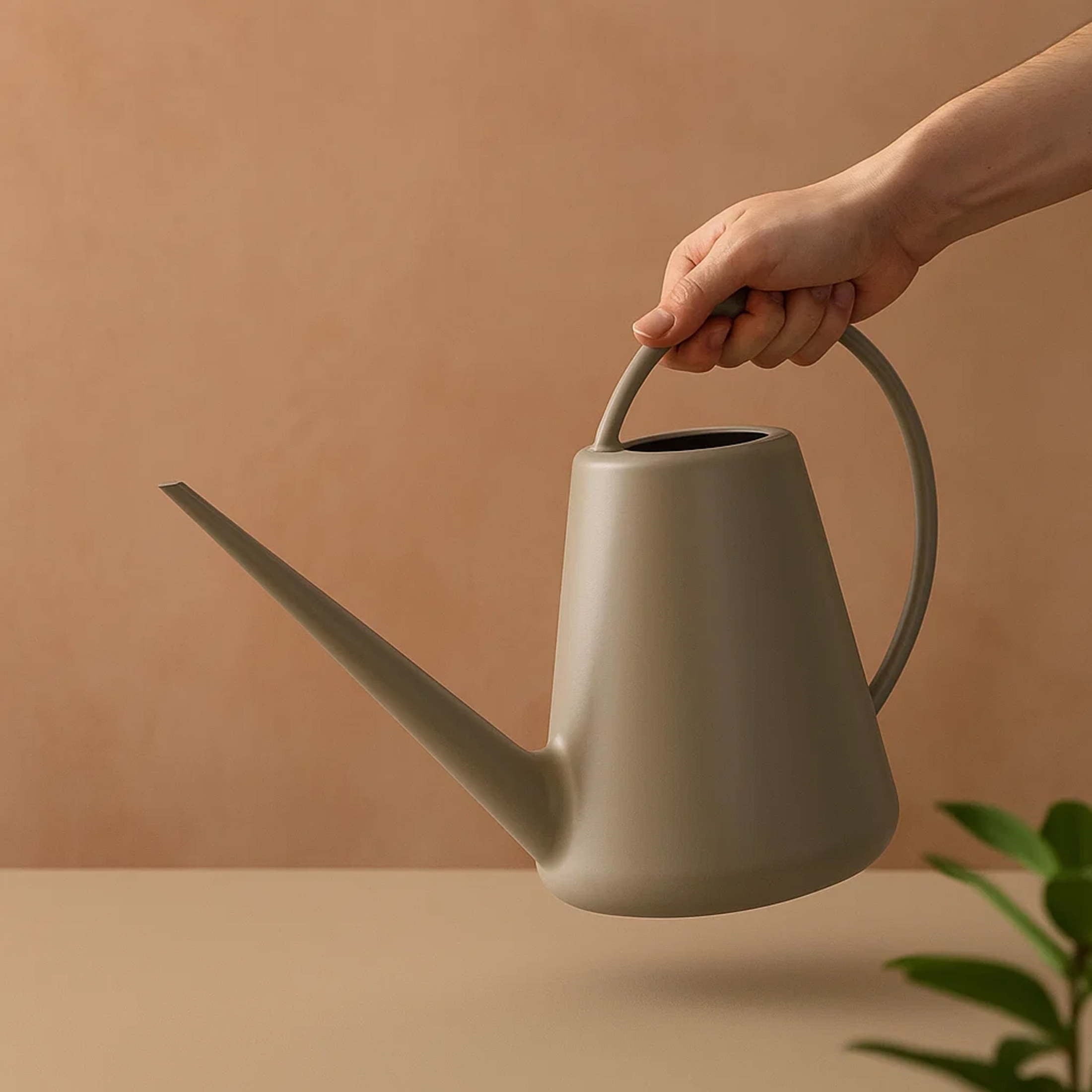 Expert Gardener 1 gal. Resin Watering Can, Birch Grey - Image 2