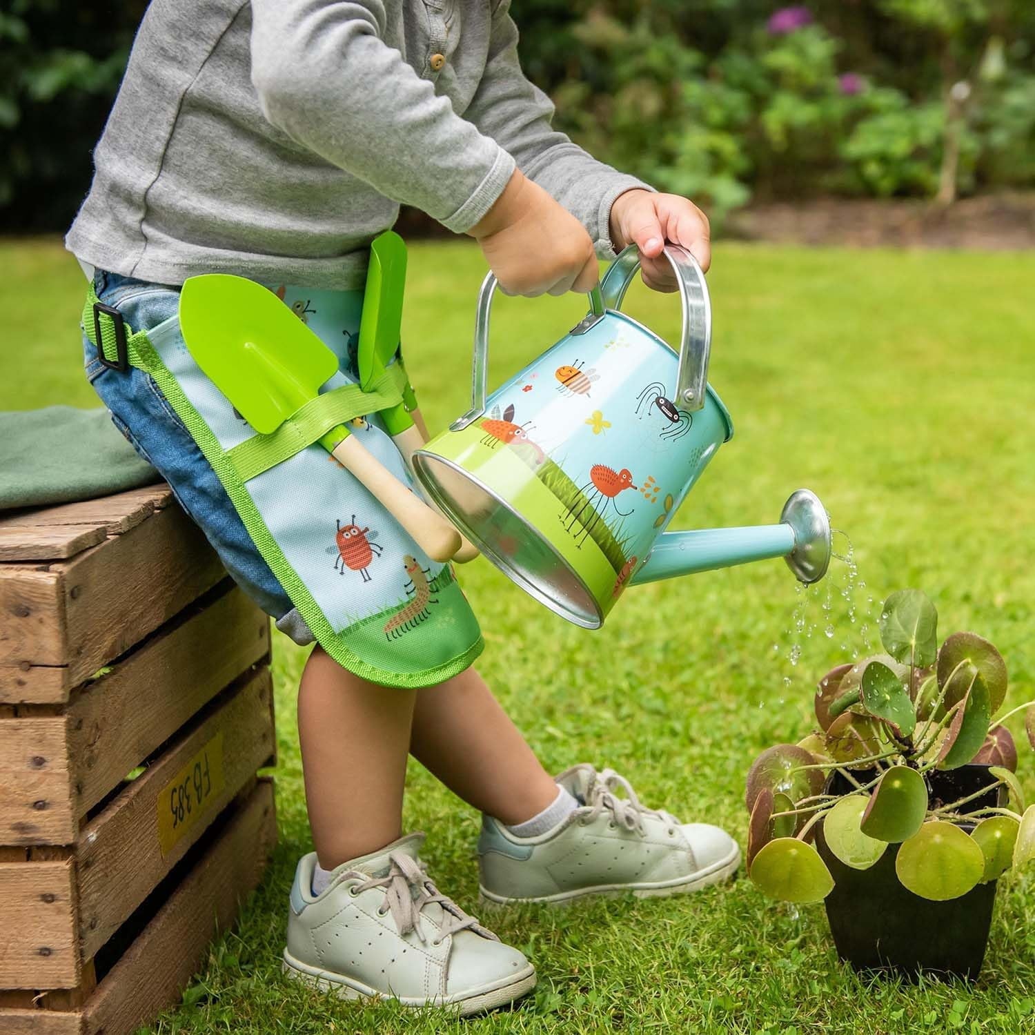 Metal Watering Can, 3 Liters, Multicolor - Image 2