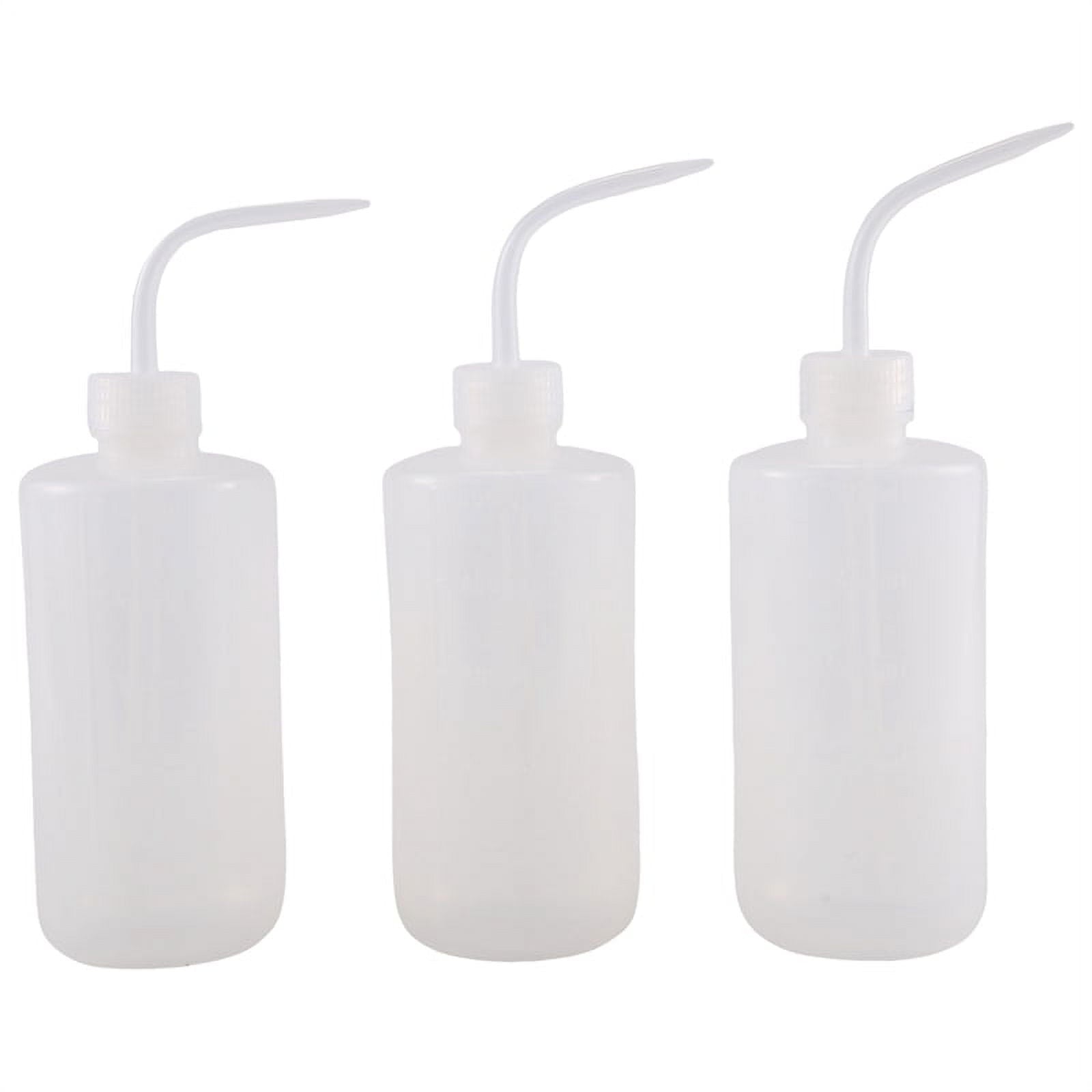 3Pcs Irrigation Bottle 500Ml 17Oz Indoor Plant Watering Can Water Squirt Plastic Rinse for Wash Tattoo