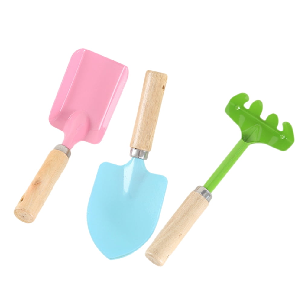 SWETRACE kids digging set Garden Tools Set Iron 3Pcs for Gardening Tools - Image 4