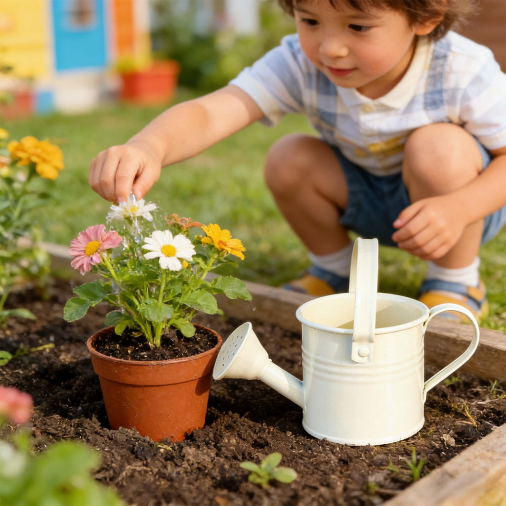 Watering Can for Indoor Outdoor Plants, Plant Watering Pot with Spout and Handle, Multicolor Watering-Can for Outdoor Indoor Plants Flower G - Image 2