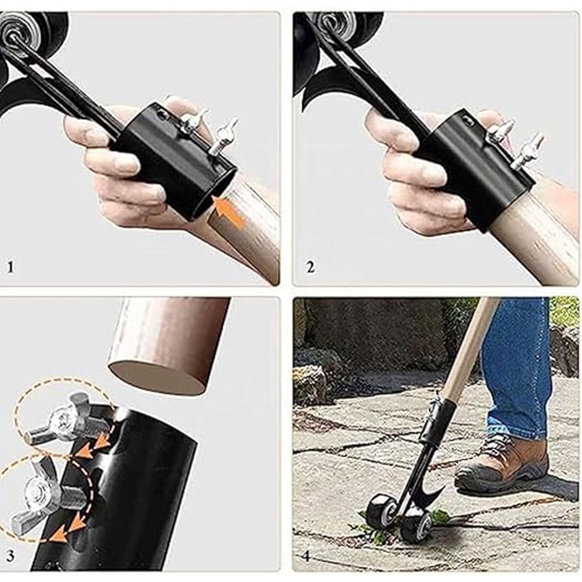 Weed Control Tool, Adjustable Weed Control Cleaning Tool for Cleaning Weeds in Garden Yards - Image 5