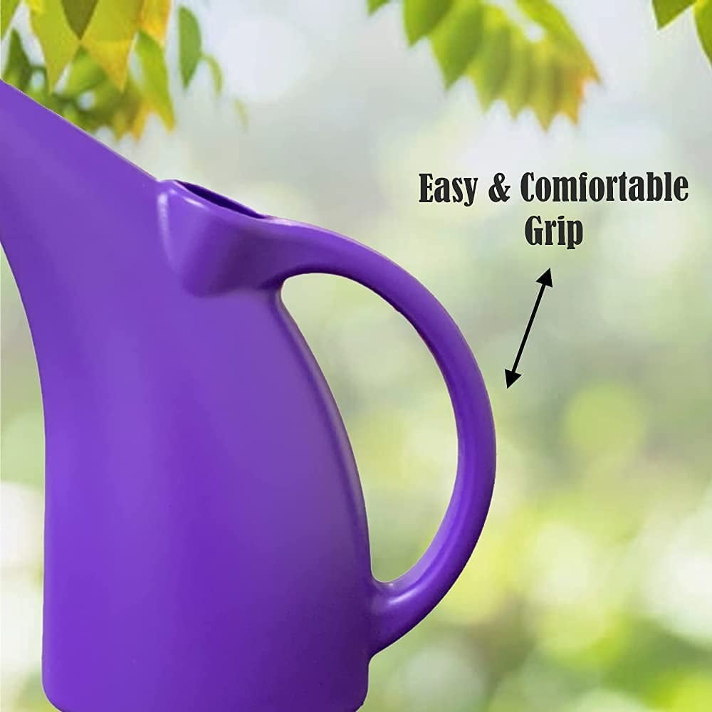 KP KOOL PRODUCTS Watering Can 1/2 Gallon - Small Watering Can for Indoor Plants - Outdoor Watering Can - Yellow Plant Waterer - Plastic Wate - Image 4