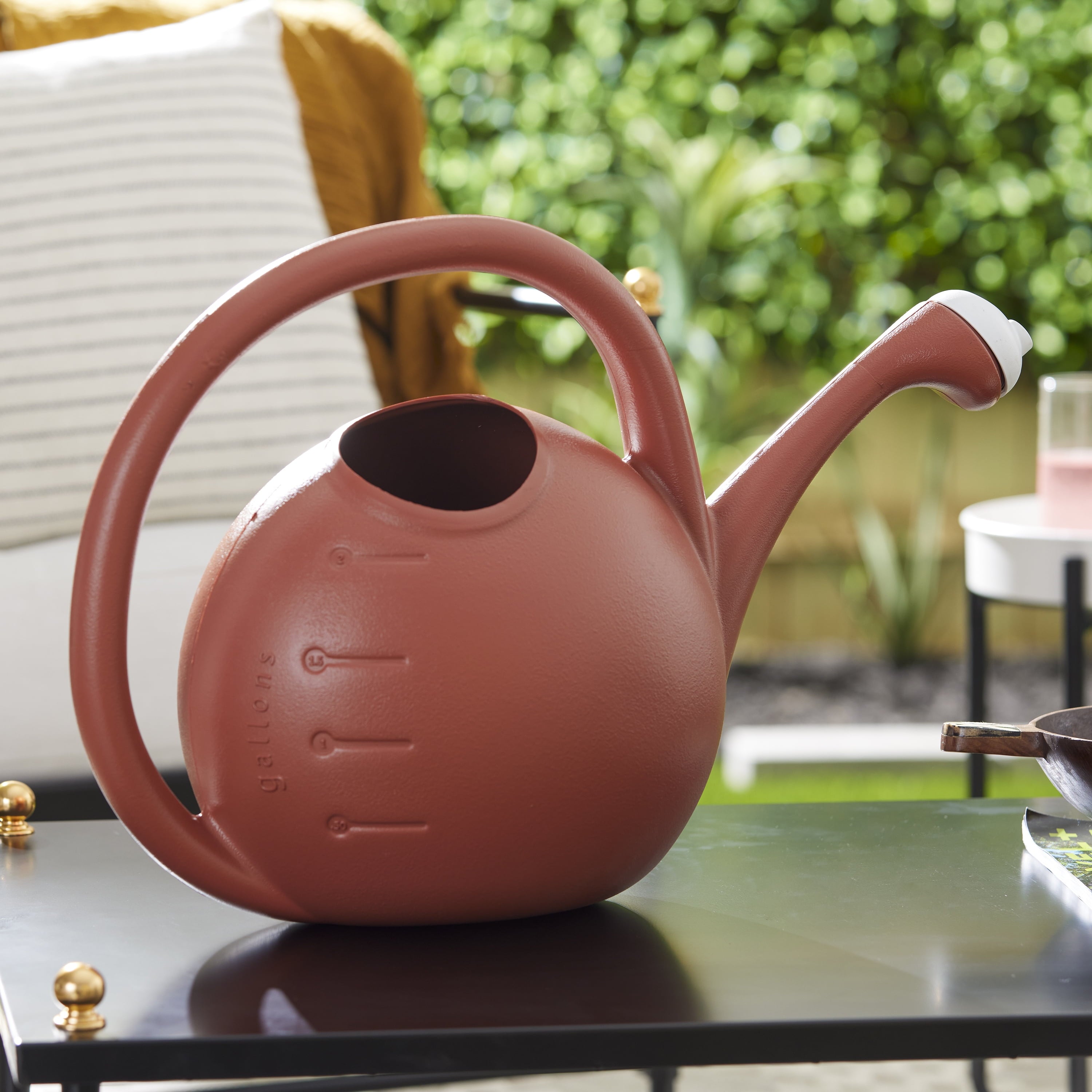 HC Companies RZ. 2-Gallon Garden Large Mouth Watering Can, Terra Cotta - Image 2