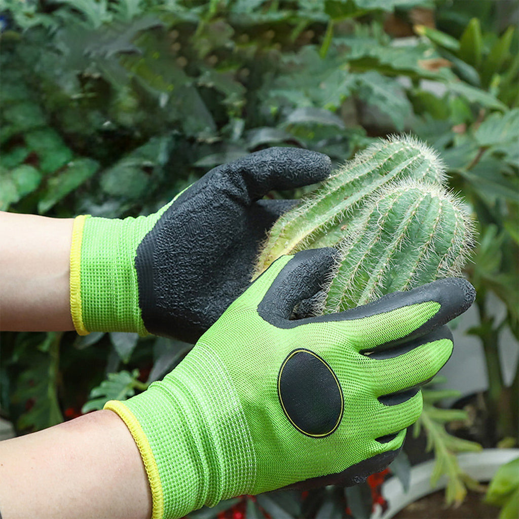 1 Pair Thorn Proof Gardening Gloves, Breathable Rubber Coated for Yard Garden, Outdoor Indoor Protective Work, Thorn-... - Image 5
