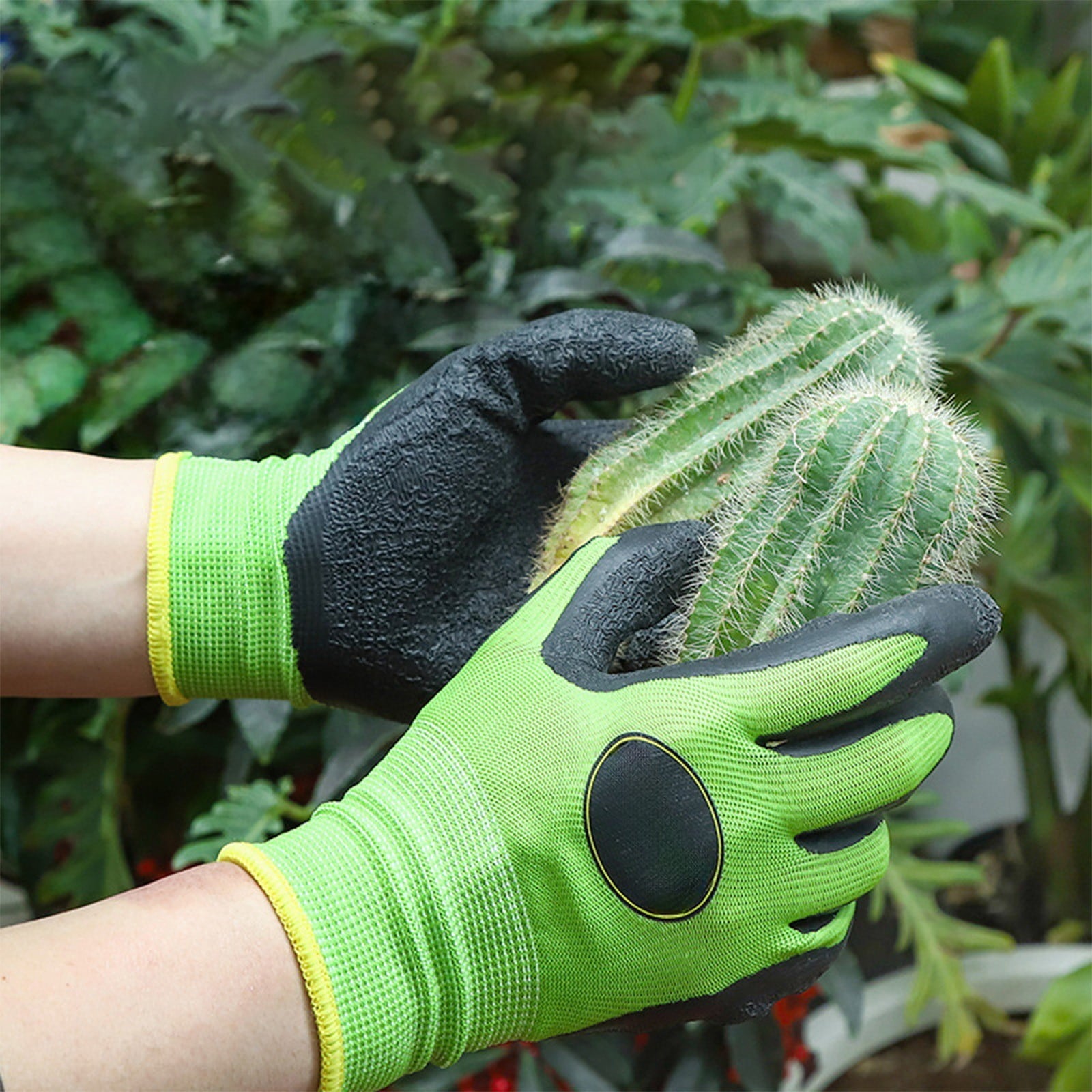 1 Pair Thorn Proof Gardening Gloves, Breathable Rubber Coated for Yard Garden, Outdoor Indoor Protective Work, Thorn-... - Image 5
