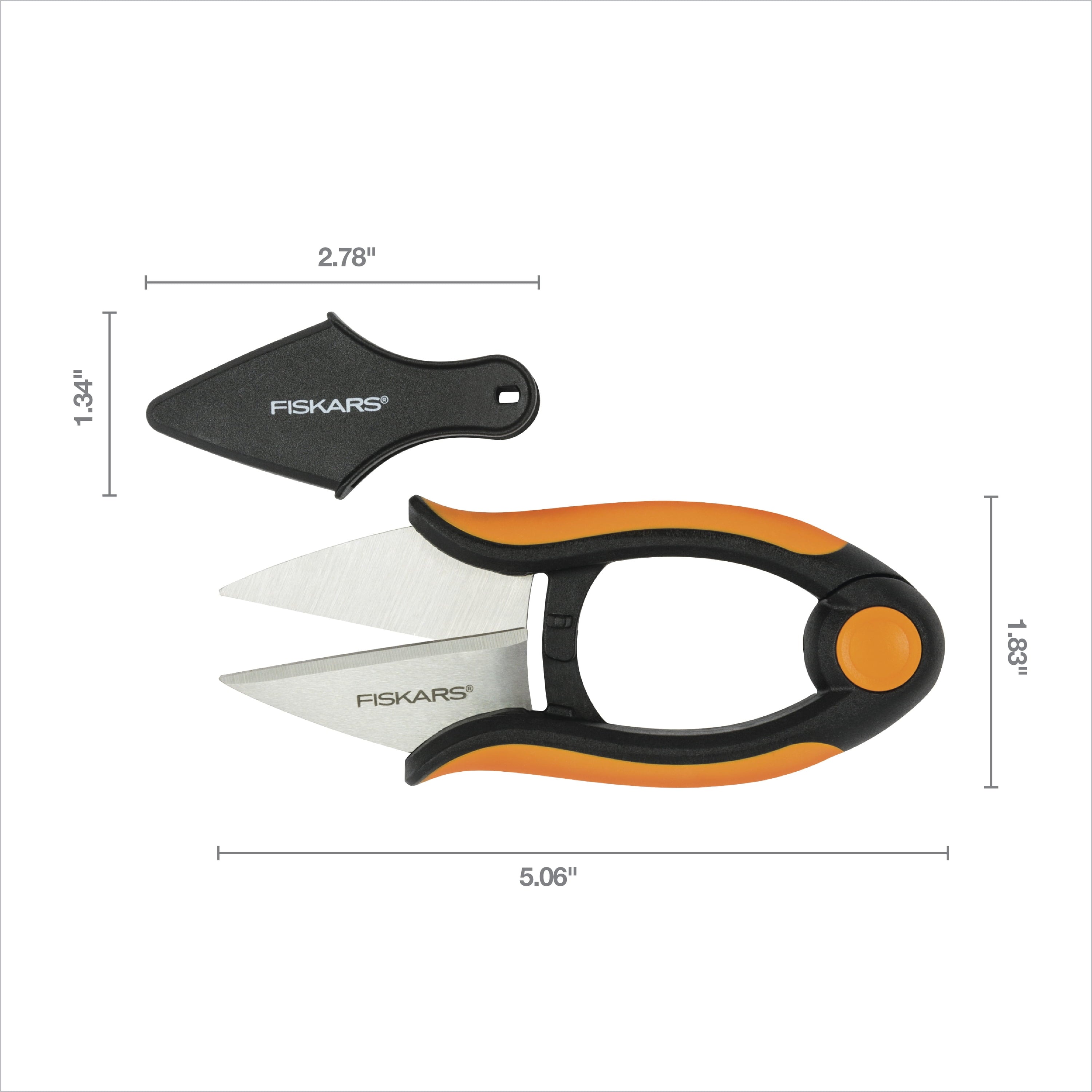 Fiskars Garden Herb Pruning Shears, Precise 5" Garden Tool Stainless Steel Blades - Image 6