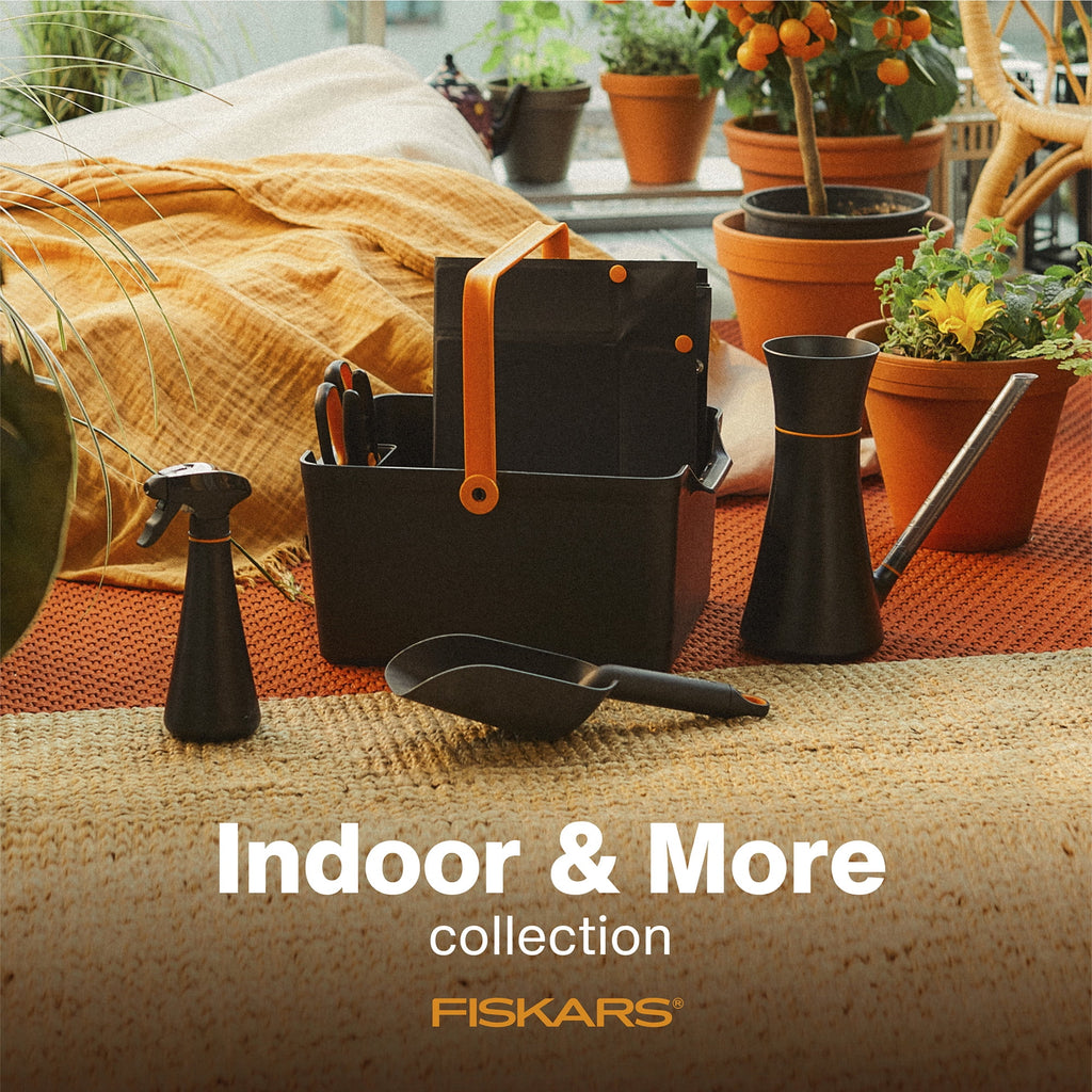Indoor and More Watering Can, Orange and Black, 40 oz - Image 4
