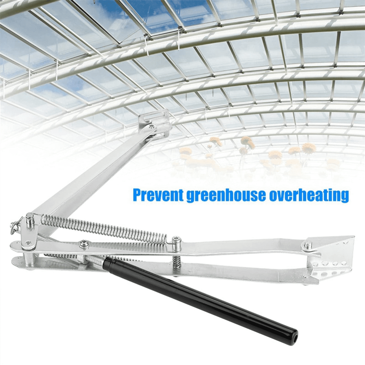 2X Greenhouse Double Spring Automatic Window Opener Solar Heat Sensitive Garden Vent Agricultural Tools - Image 4