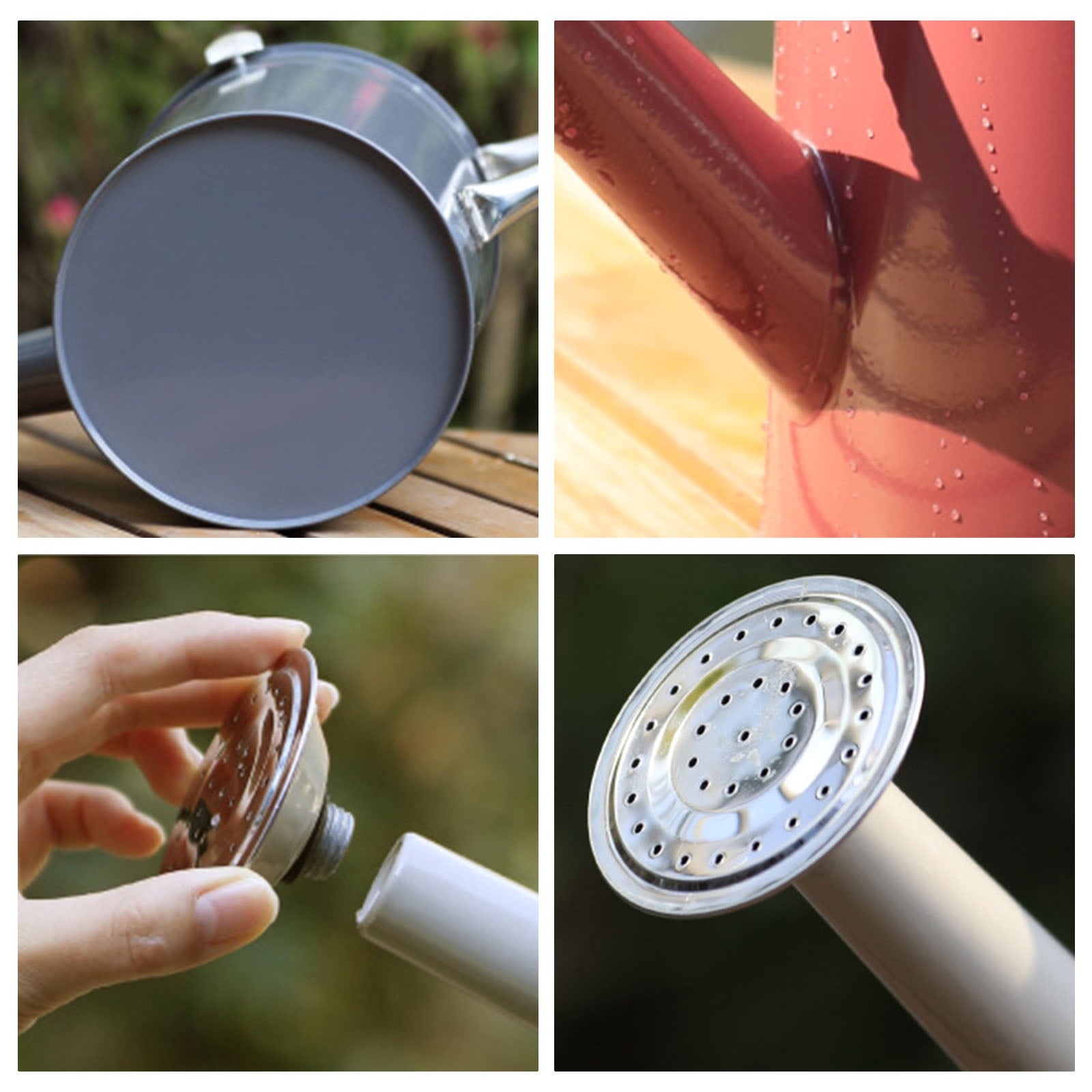 Industrial 5L Capacity Metal Watering Can Heavy Gauges Iron Comfortable Angled Spout Garden Irrigation Solution - Image 4