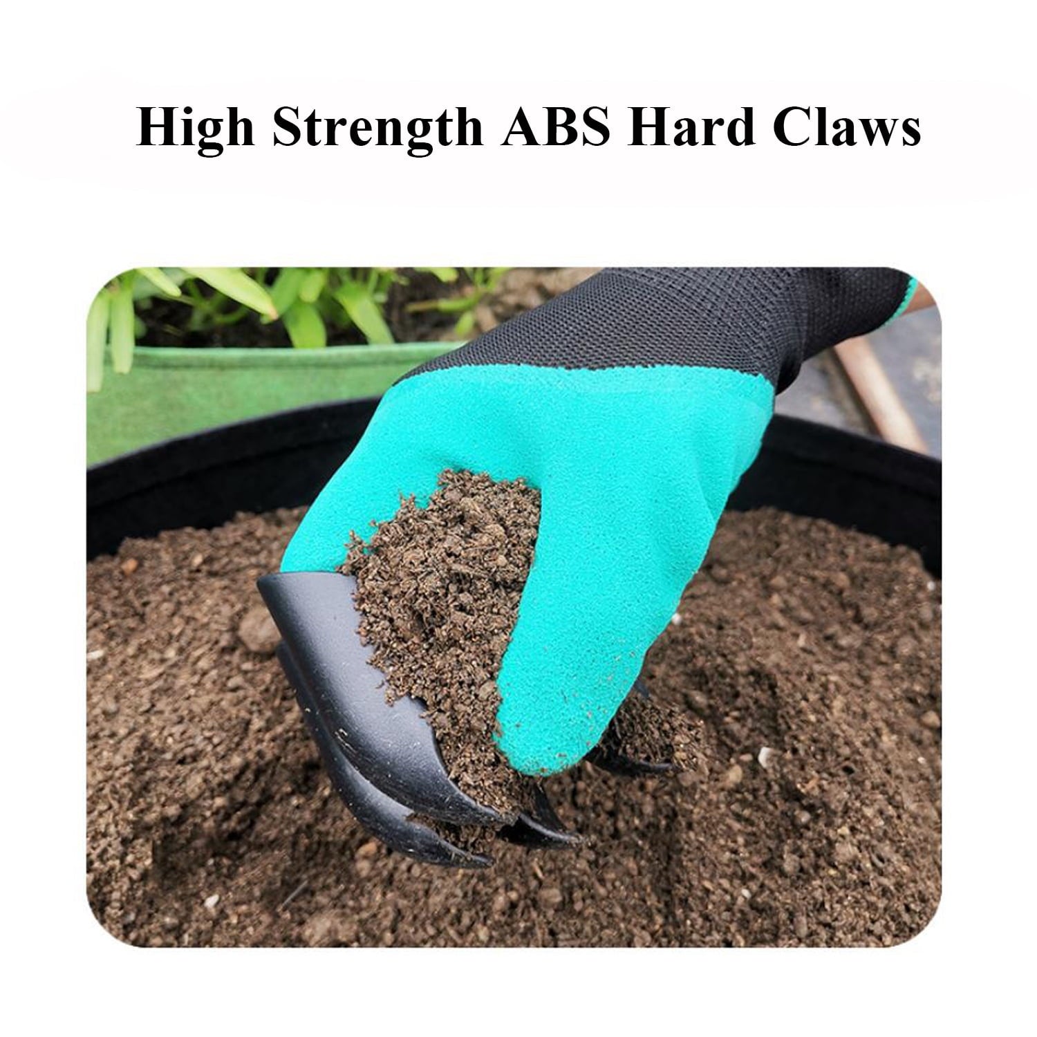 Claw Gardening Gloves for Digging,Planting,Thorn-proof,Waterproof latex Garden Glove for Women Men(Right Hand with Cl... - Image 2