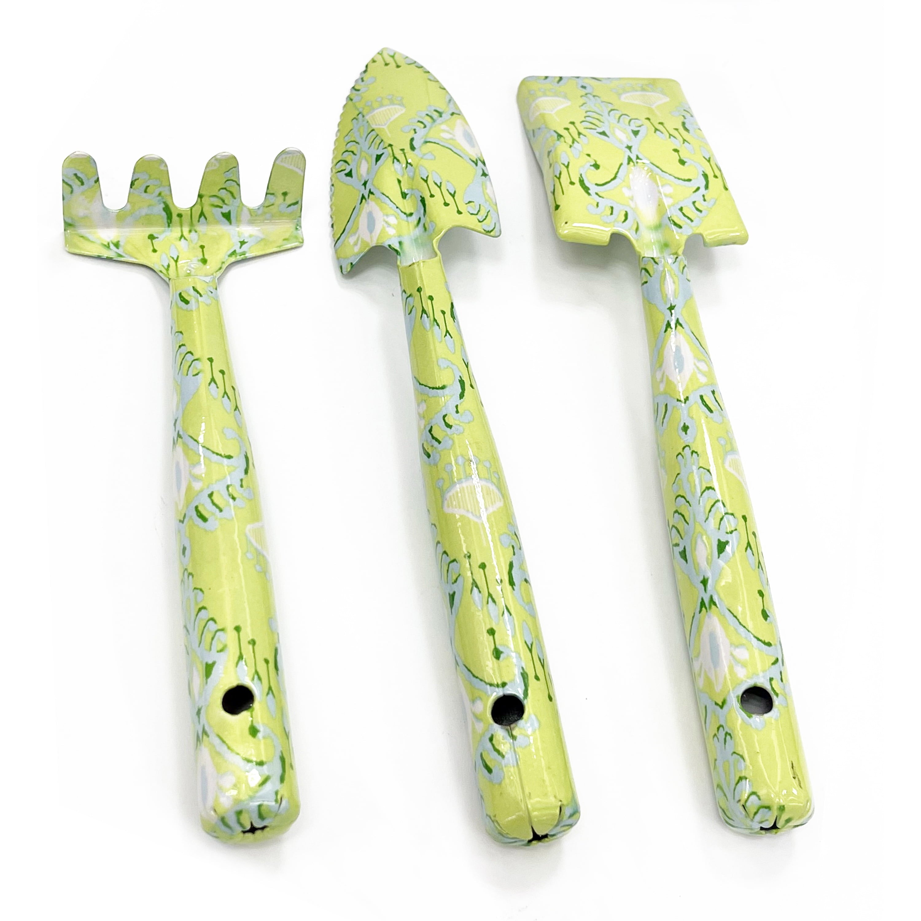 Indoor Garden Tool Set with Carrying Case, Green (24 Pieces) - Image 3