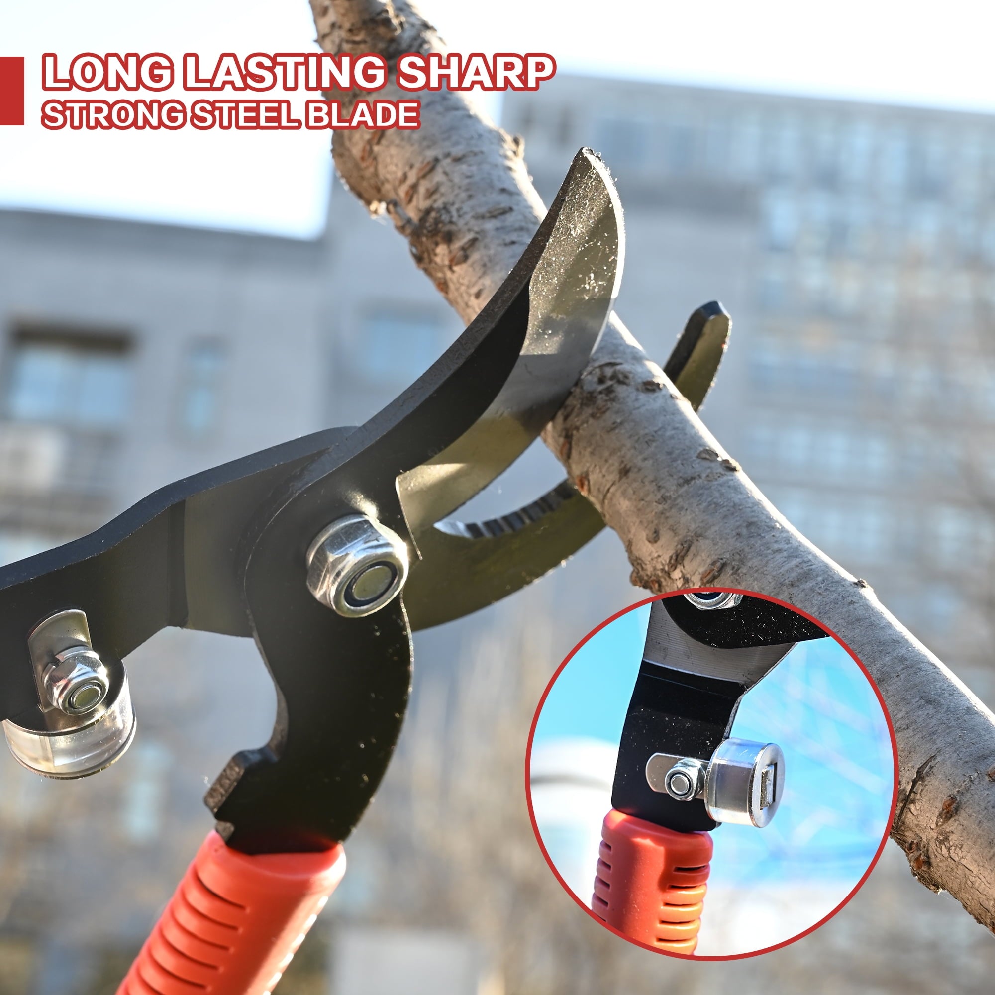 3PCS Loppers Shears  Pruners Set, Heavy Duty Tree & Shrub Care Kit for Yard, Lawn & Garden, Professional Branch Cutter Tree Trimmer for Indo - Image 3