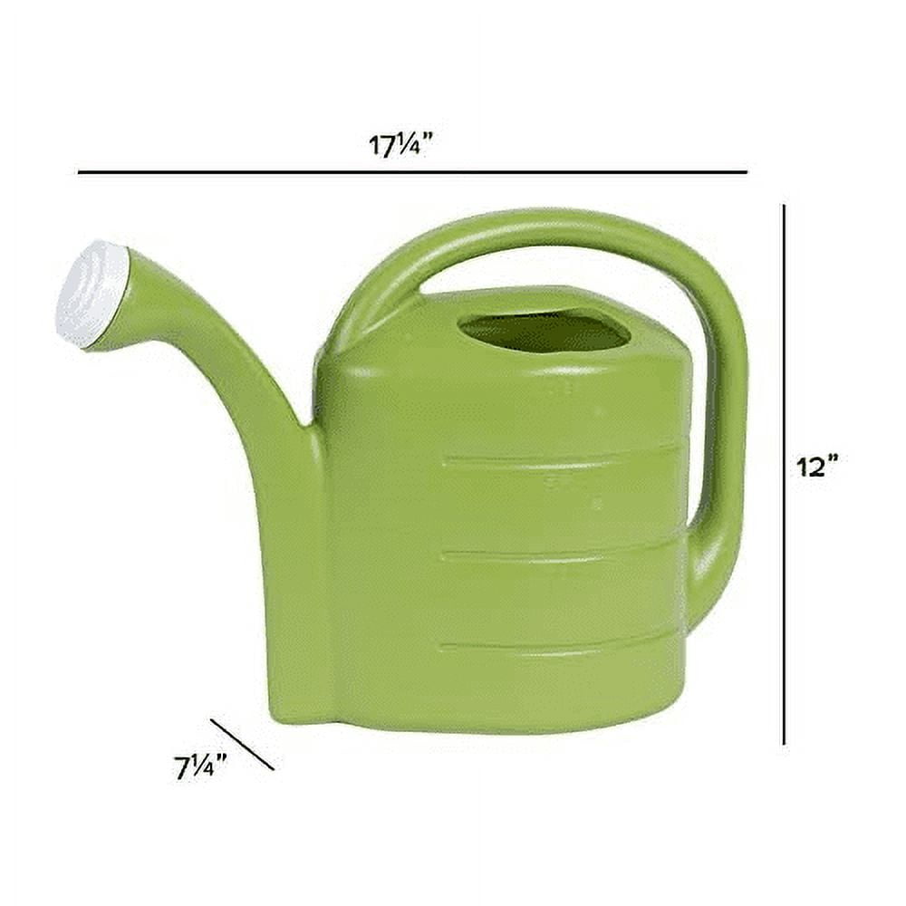 2-Gallon Green Watering Can with Removable Nozzle - Image 5