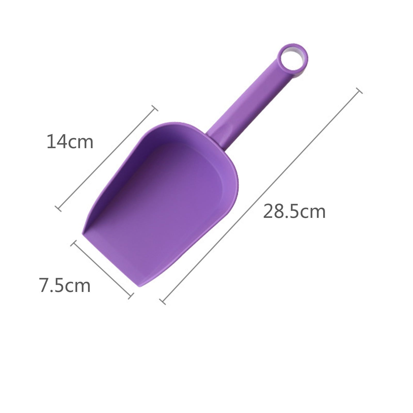 Multi-Purpose Plastic Garden Trowel - 11" Measuring Shovel for Potting, Pet Care & Kids Play with Ergonomic Handle (F... - Image 4