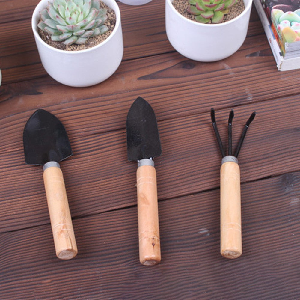 Mini Garden Tool Set, 3 Pieces Portable Mini Gardening Kit Including Hand Shovel - Image 5