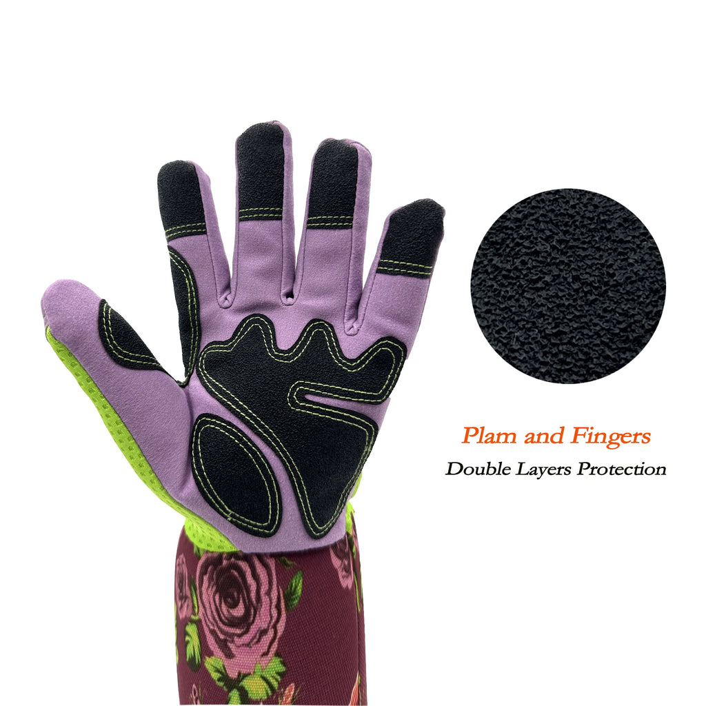 Gardening Gloves for Women, Thorn Proof, Long Sleeve, Protect Hands and Arms, Average Size - Image 2