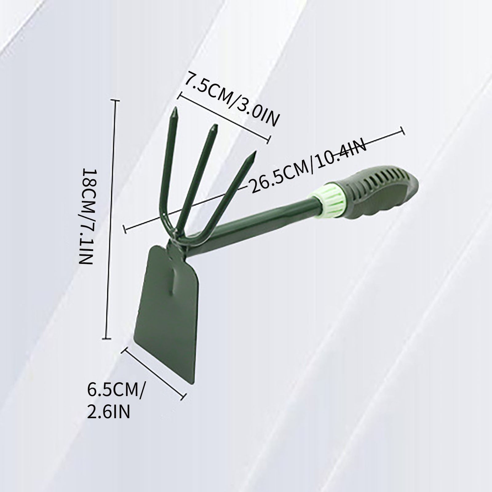 Kabnic Garden Tools Clearance Sale! Kabnic Gardening Tools, (Shovels, Hoes, Rakes) Non-Slip Rubber Grip, Outdoor Hand Tool, Idear Planting F - Image 2