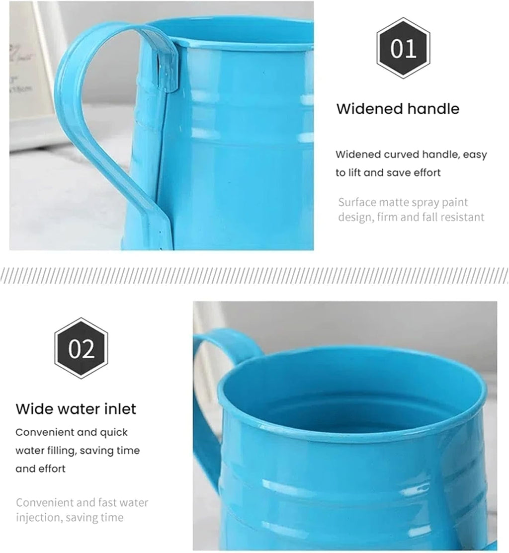 Watering Can, Gardening Tool Accessories, Sprinkling Can Watering Can 4L Metal Flower Garden Watering Can for Outdoor Indoor Lawn Garden - Image 4