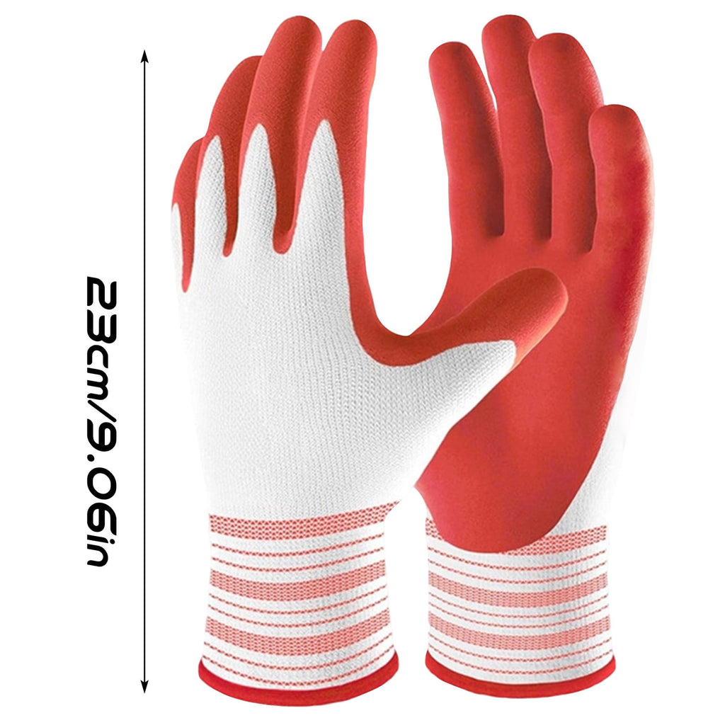 Gardening Gloves for Women Ladies, Breathable Rubber Coated for Yard Garden Work, Outdoor Indoor Protective Gloves with Non-Slip Grip, Mediu - Image 5