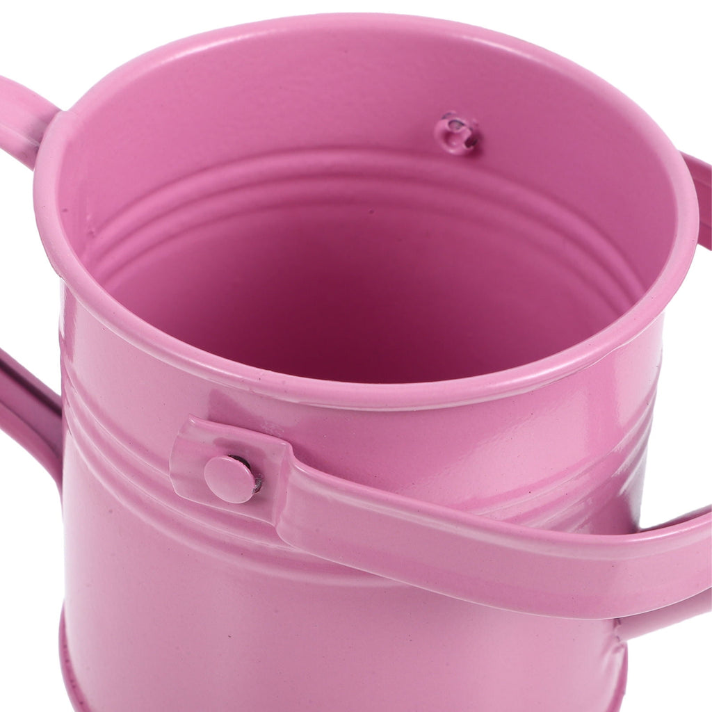 Small Watering Can Pink Galvanized Iron For Indoor Plants And Home Decor 1Pack 6.7X3X3In - Image 6