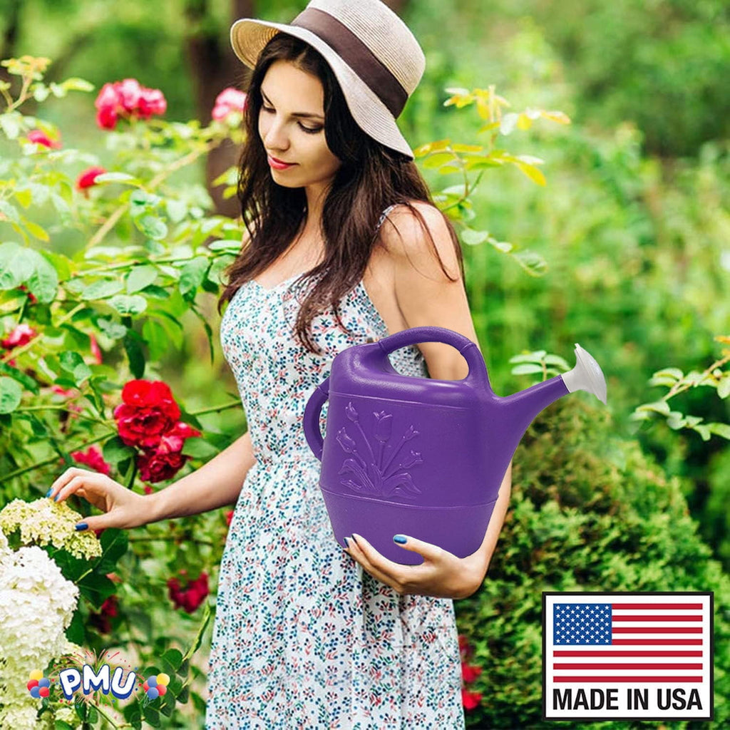 2 Gallon Watering Can - Garden Watering Can for Indoor & Outdoor Plants - Plastic Water Can with Detachable Sprinkler... - Image 3