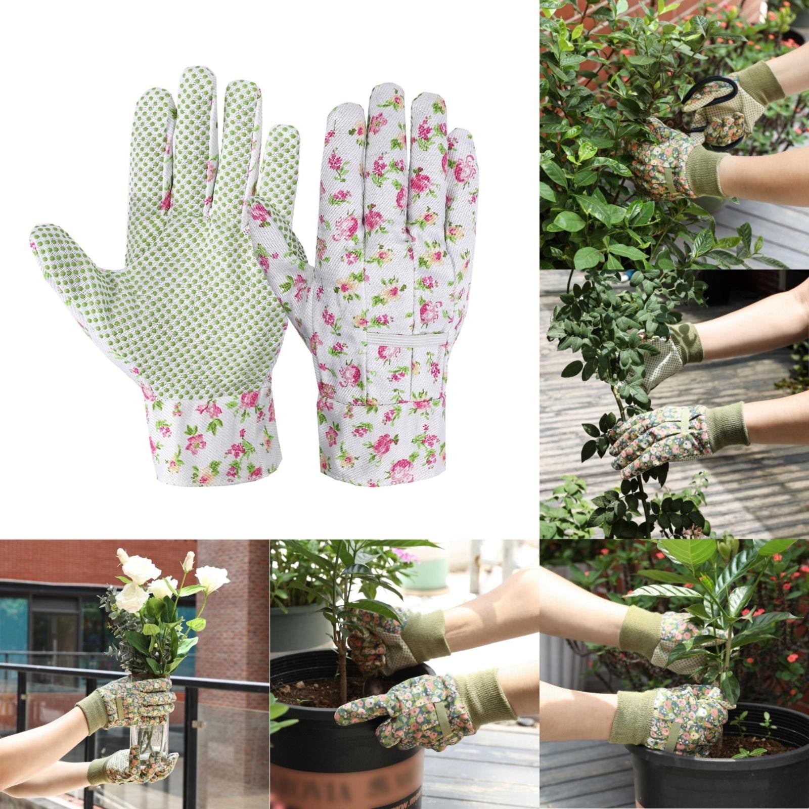 Clearance! Gloves under$1 PVC Bead Garden Gardening Gloves Garden Flower Protective Gloves - Image 2