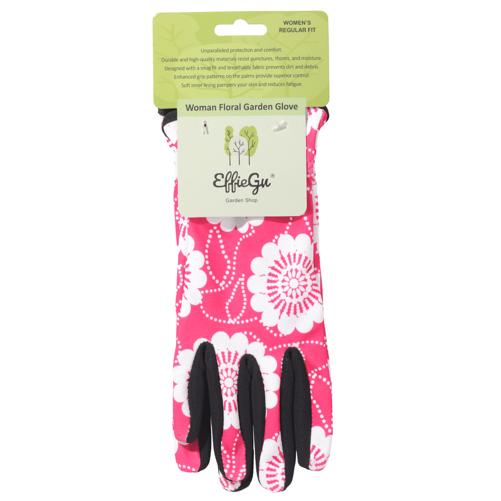 Effiegu Women's Floral Gardening Gloves - Durable Thorns, Debris & Dirt Protection - Image 2
