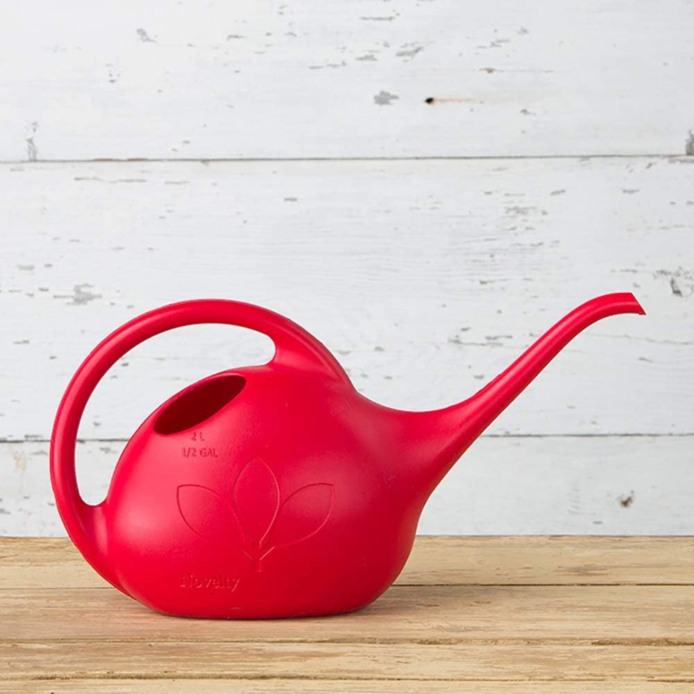30605 Indoor Watering Can, Red Plastic, .5-Gal. - Image 3