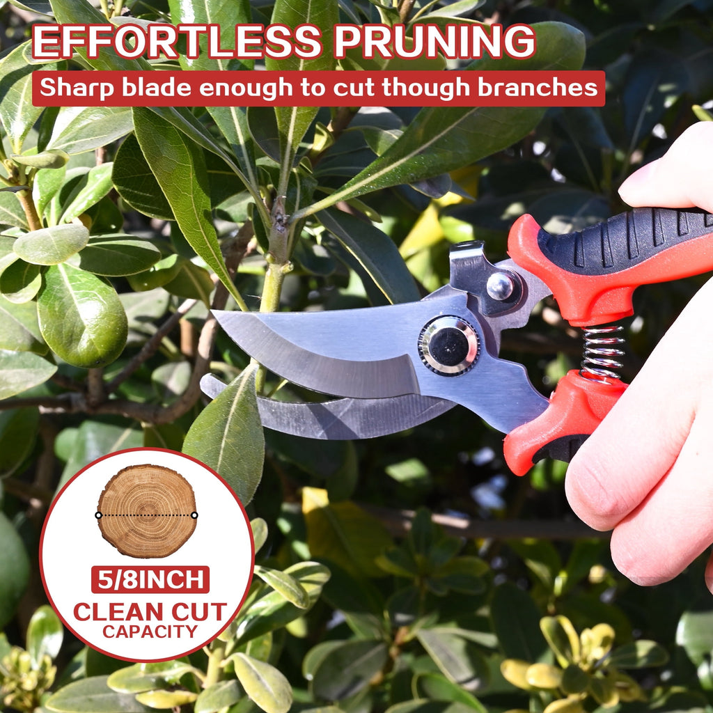 Hedge Clippers&Hand Pruners,22 Inch Heavy Duty Hedge Shears for Trimming - Image 2
