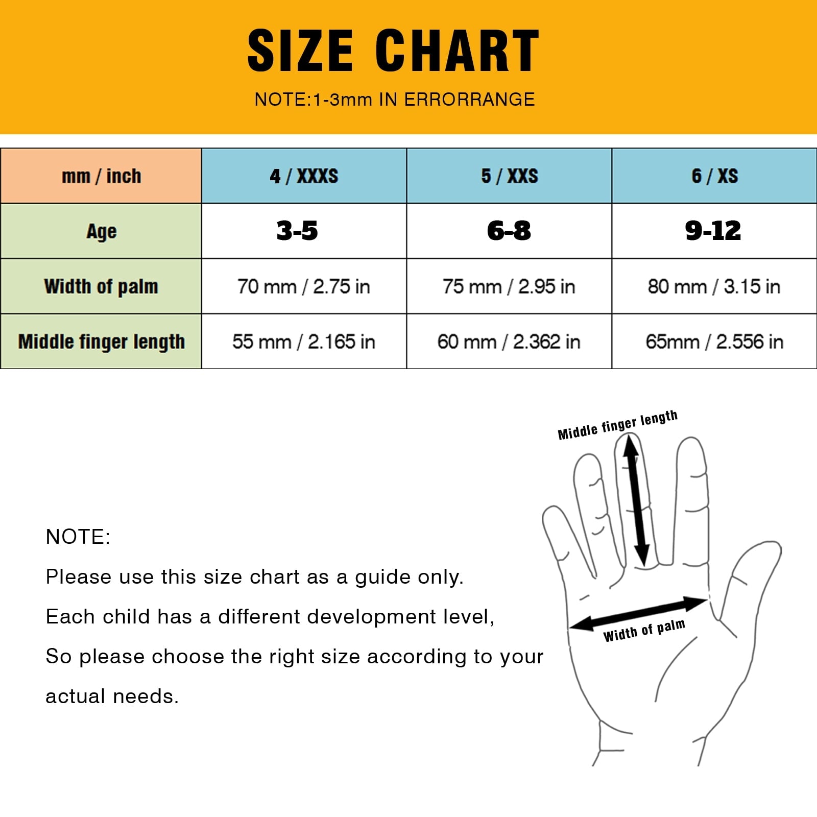 3 Pairs Kids Gardening Gloves for Age 6-8, Toddler Rubber Coated Garden Gloves, Kids Work Gloves, for Children, Boys ... - Image 3