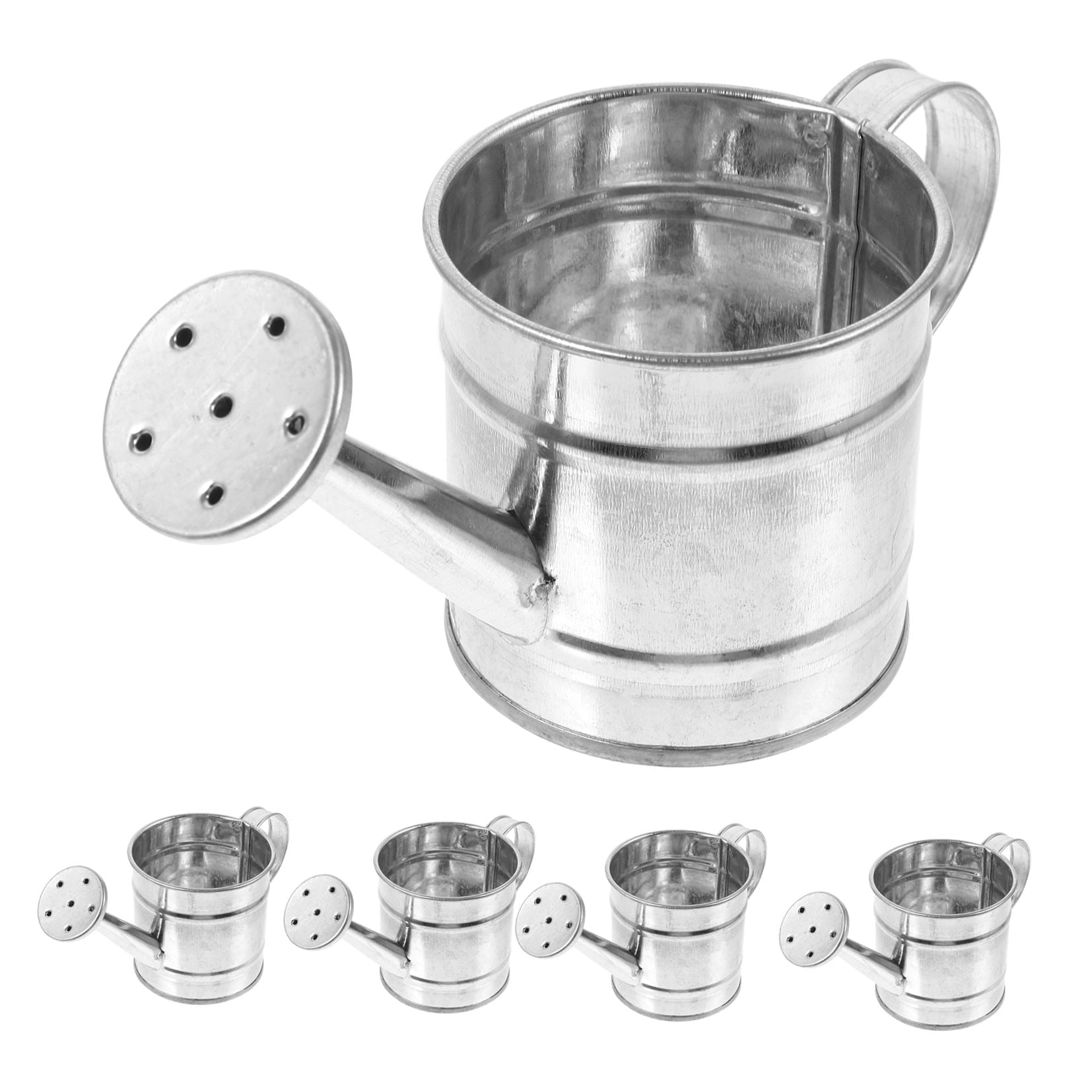 BESTOYARD crafts little watering cans Iron House Accessories Simple Design 5pcs - Image 4