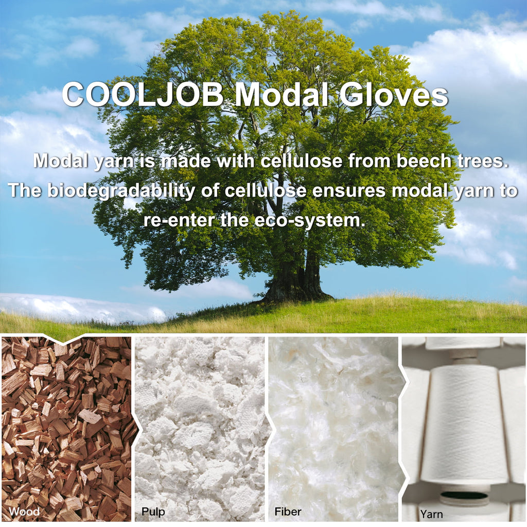 2 Pairs Modal Garden Work Gloves for Toddler Boys Girls Age 2-5 Years Old, Latex Rubber Coated Kids Gardening Gloves ... - Image 3