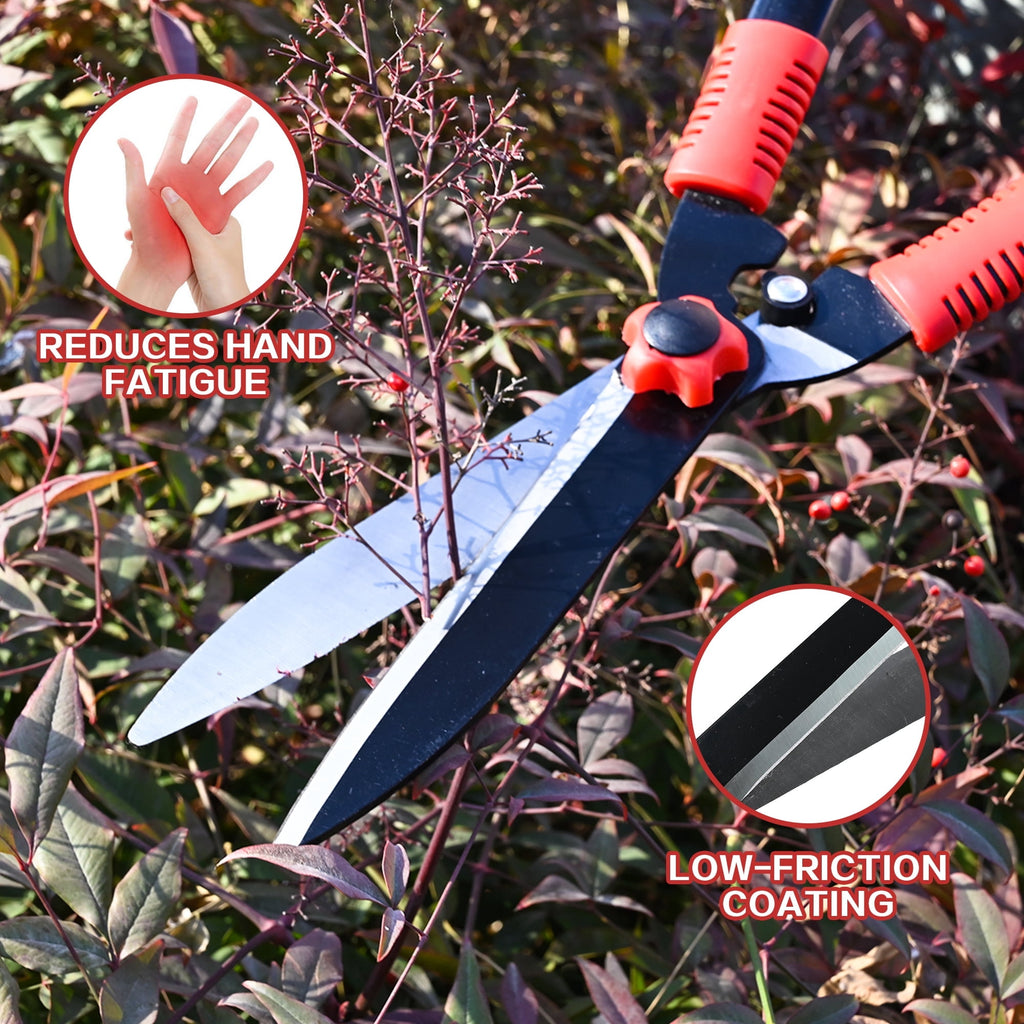 Hedge Clippers&Hand Pruners,22 Inch Heavy Duty Hedge Shears for Trimming - Image 5