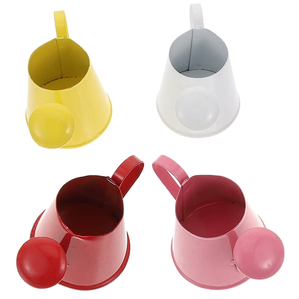 4 Pcs Metal Watering Can Cans Toy Small Kids Beach Toys Child Toddler - Image 3