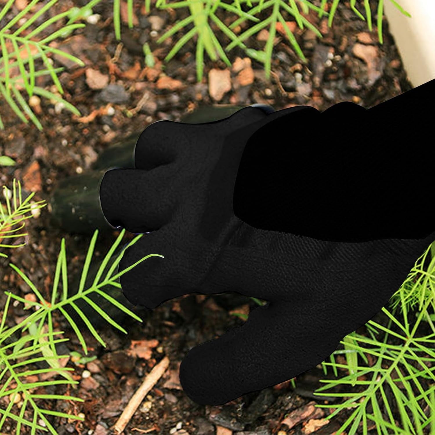 Garden Gloves With Claws 2 Pairs for Digging Weed Pulling Garden Finger Claws Gloves Outdoor Protective Work Gloves - Image 6