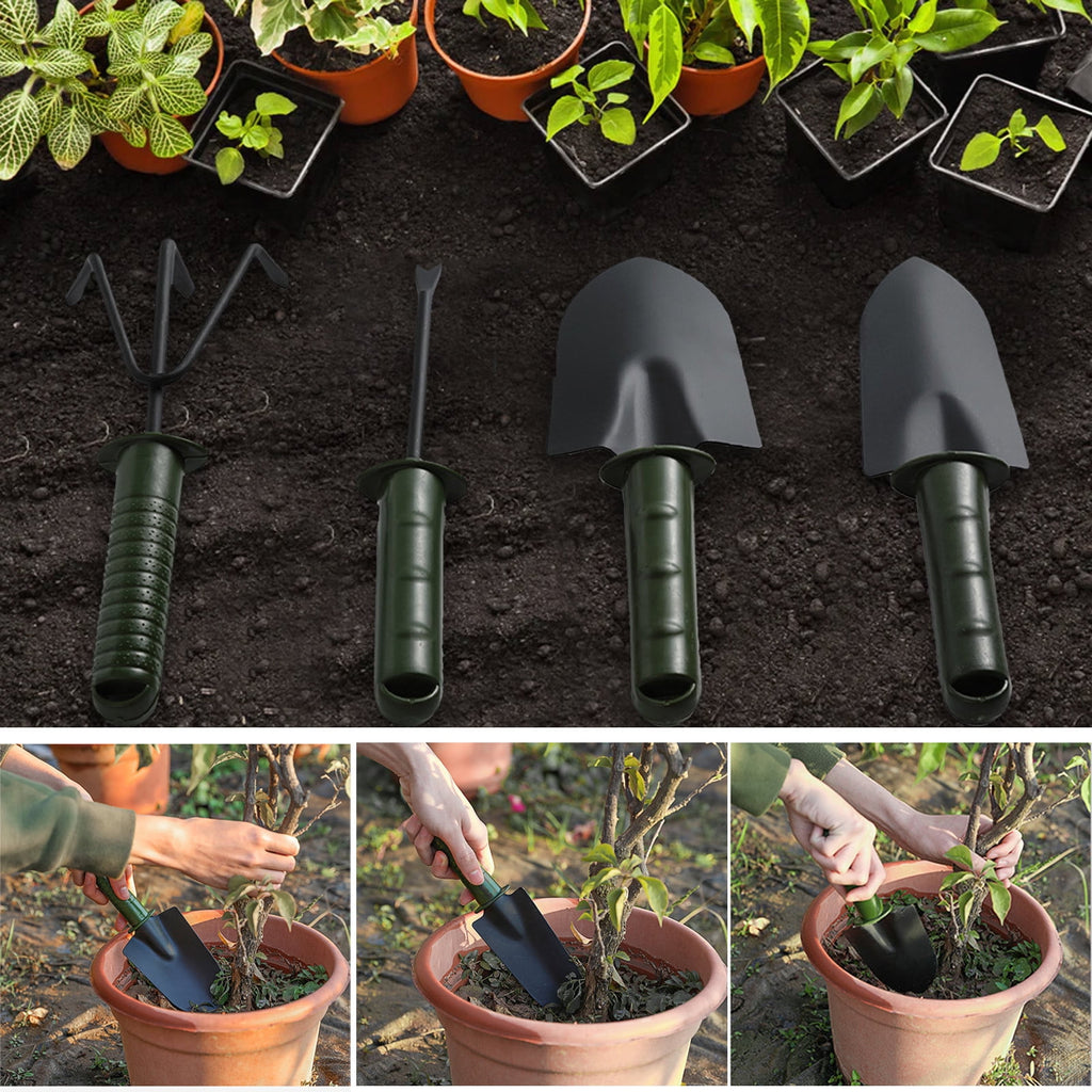 Set, Durable Steel Garden Hand , Non-Slip Rubber Handle, Perfect Gift for Men & Women, Quality Garden for Planting an... - Image 4