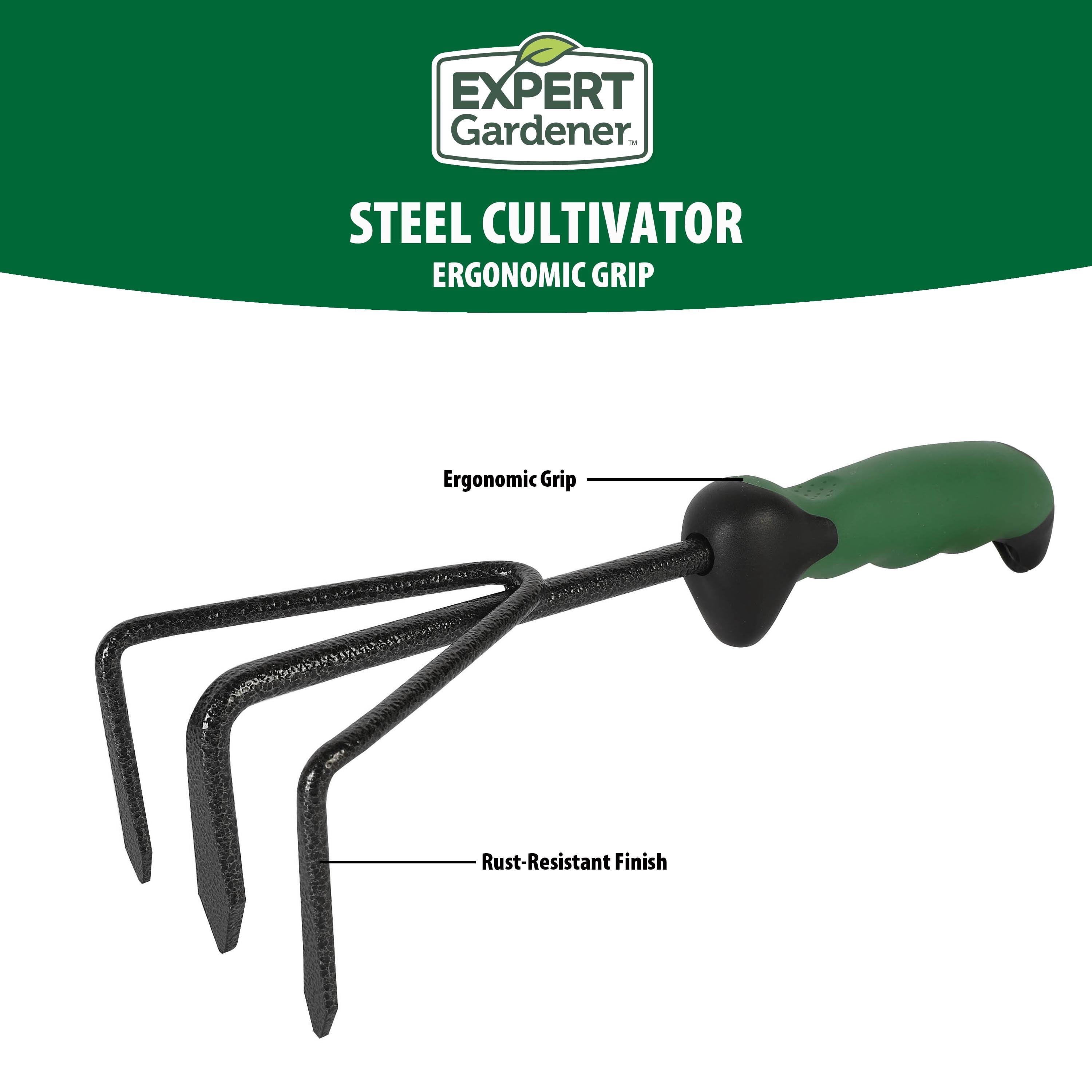 Expert Gardener Steel Hand Cultivator - Image 2