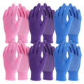 Juvale Garden Gloves for Women - 6 Pairs (12 Count), Pink, Purple & Blue - Thorn Proof & Cut Resistant Gardening Gloves - Breathable Cotton