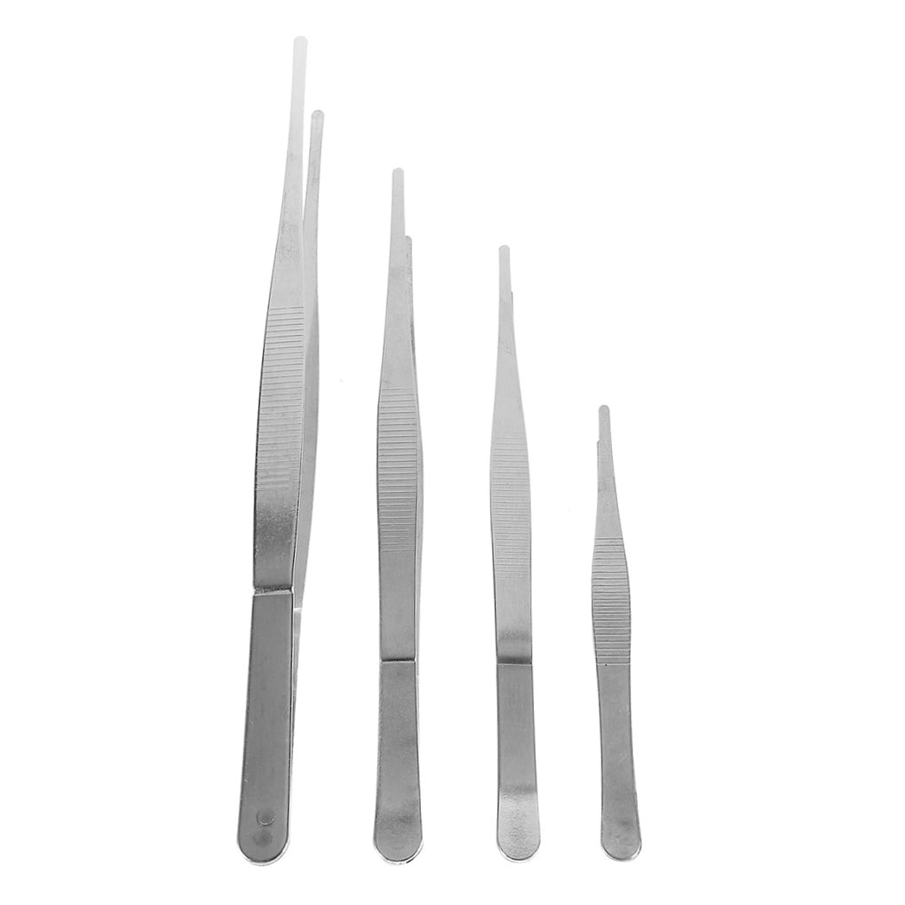 4Pcs Stainless Steel Planting Tweezers Compact and Reliable Garden Tool for Succulent Plants - Image 4