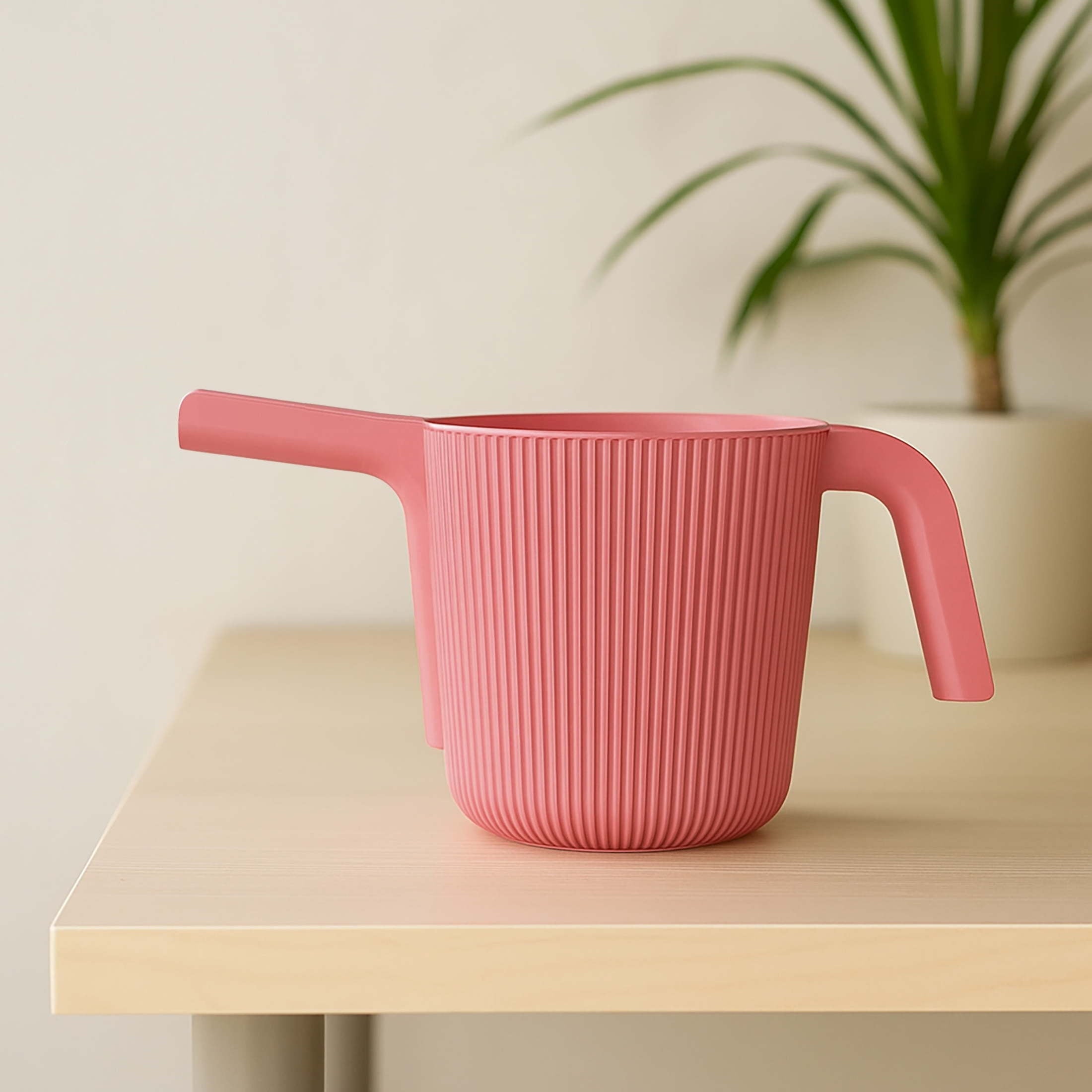 0.5 gal. Resin Watering Can, Coral Peony - Image 2