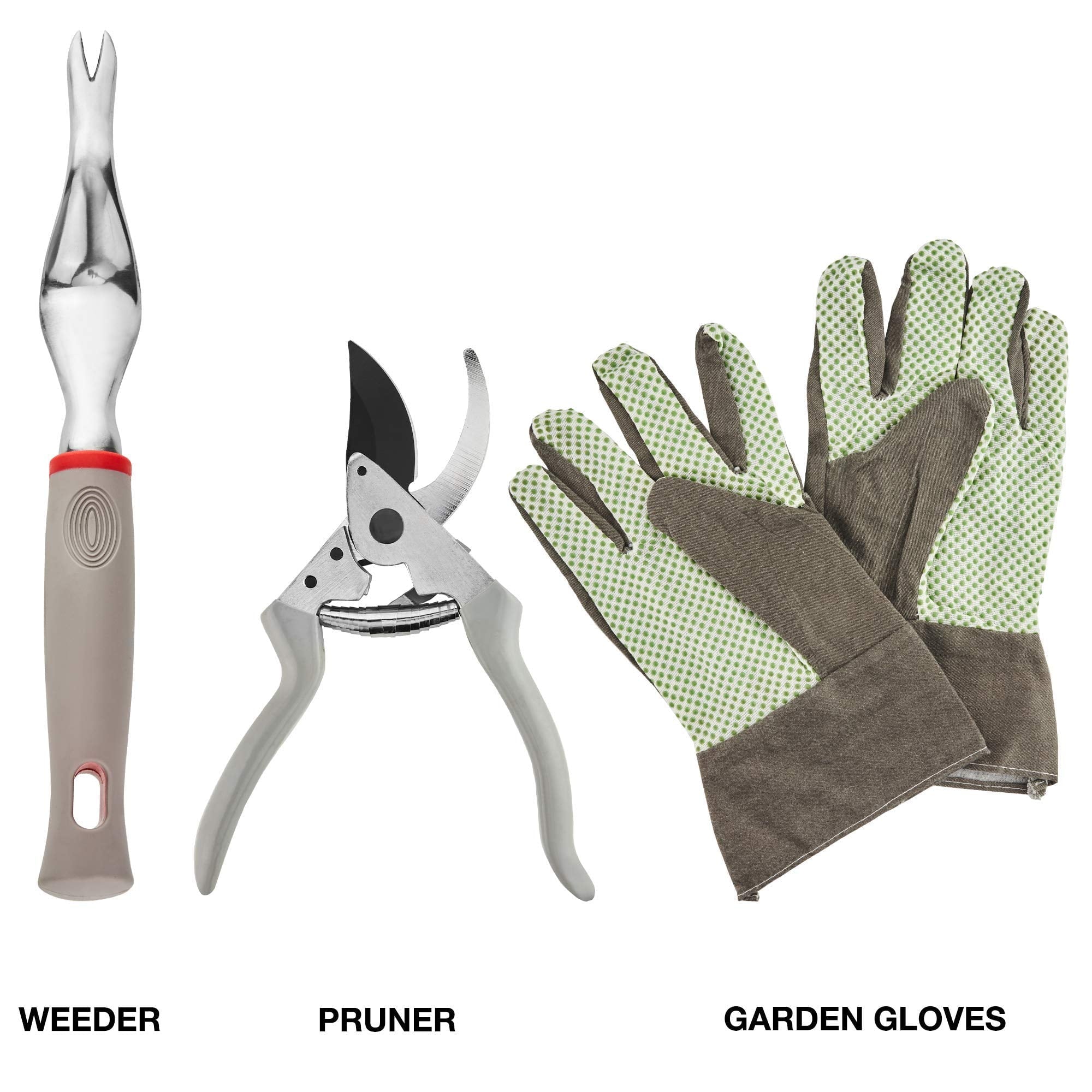 61090A 8 Pc Garden Tool Set, Heavy Duty Gardening Tool Set for Home Garden Planting, Includes Gardening Tool Set Bag ... - Image 3