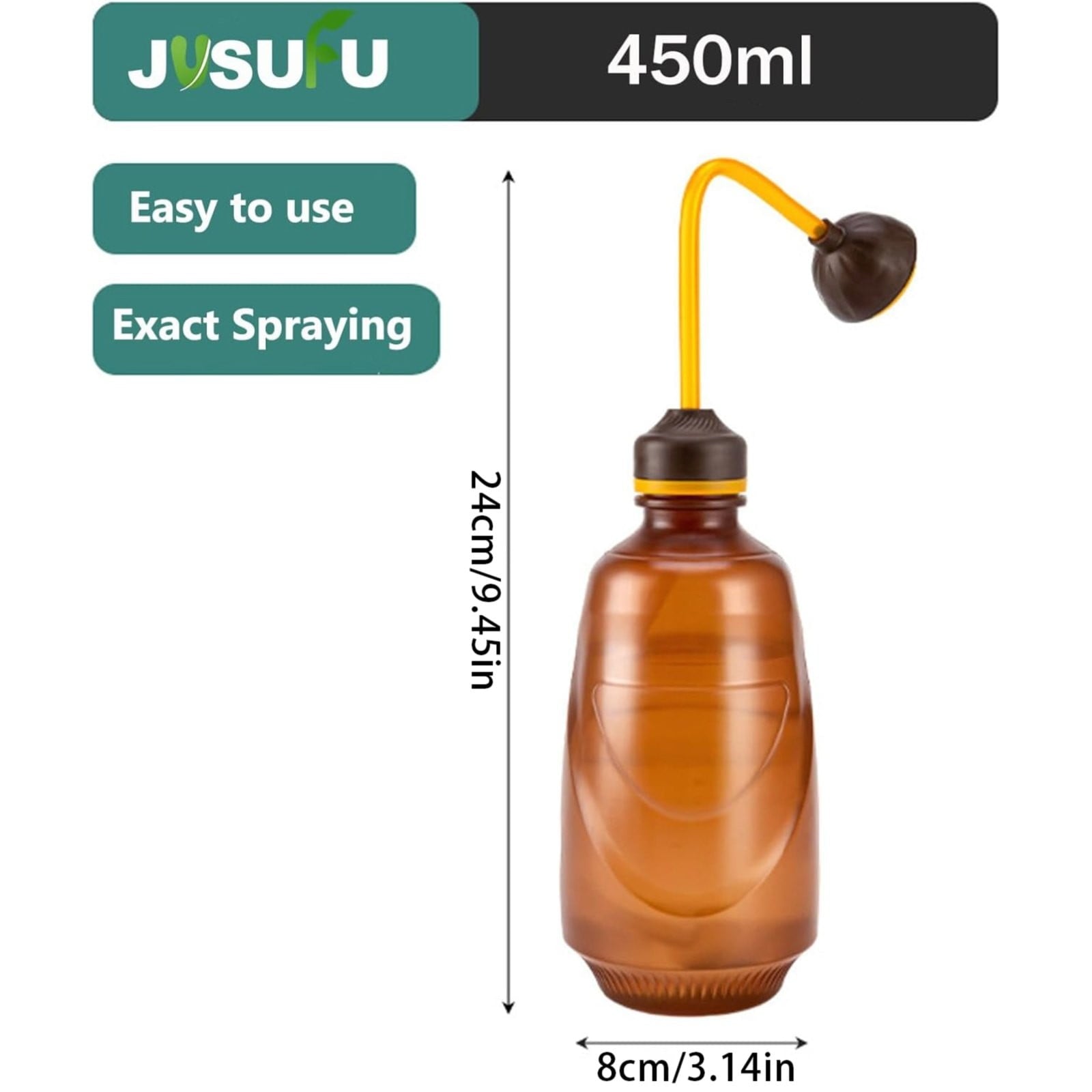 Watering Can for Seedlings, Succulent Watering Bottle Plant Flower Squeeze Bottle,Tiny Watering Bottle for Small Desk Plants，Green Kilougeis - Image 2
