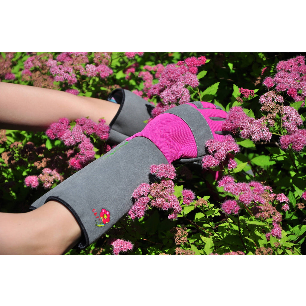 Florist Pro Long Sleeve Rose Gardening Women Gloves, Medium, Color May Vary - Image 5