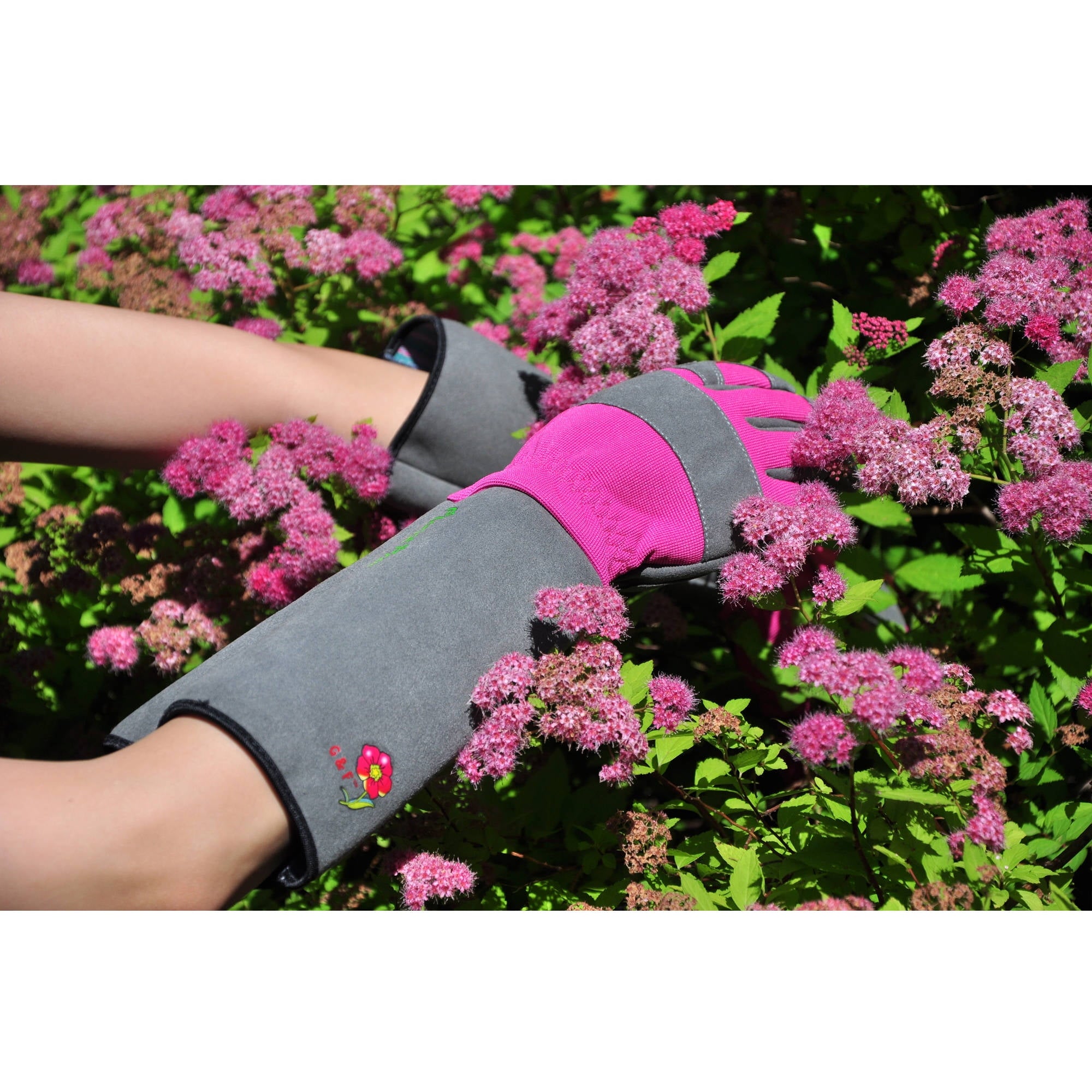 Florist Pro Long Sleeve Rose Gardening Women Gloves, Medium, Color May Vary - Image 5