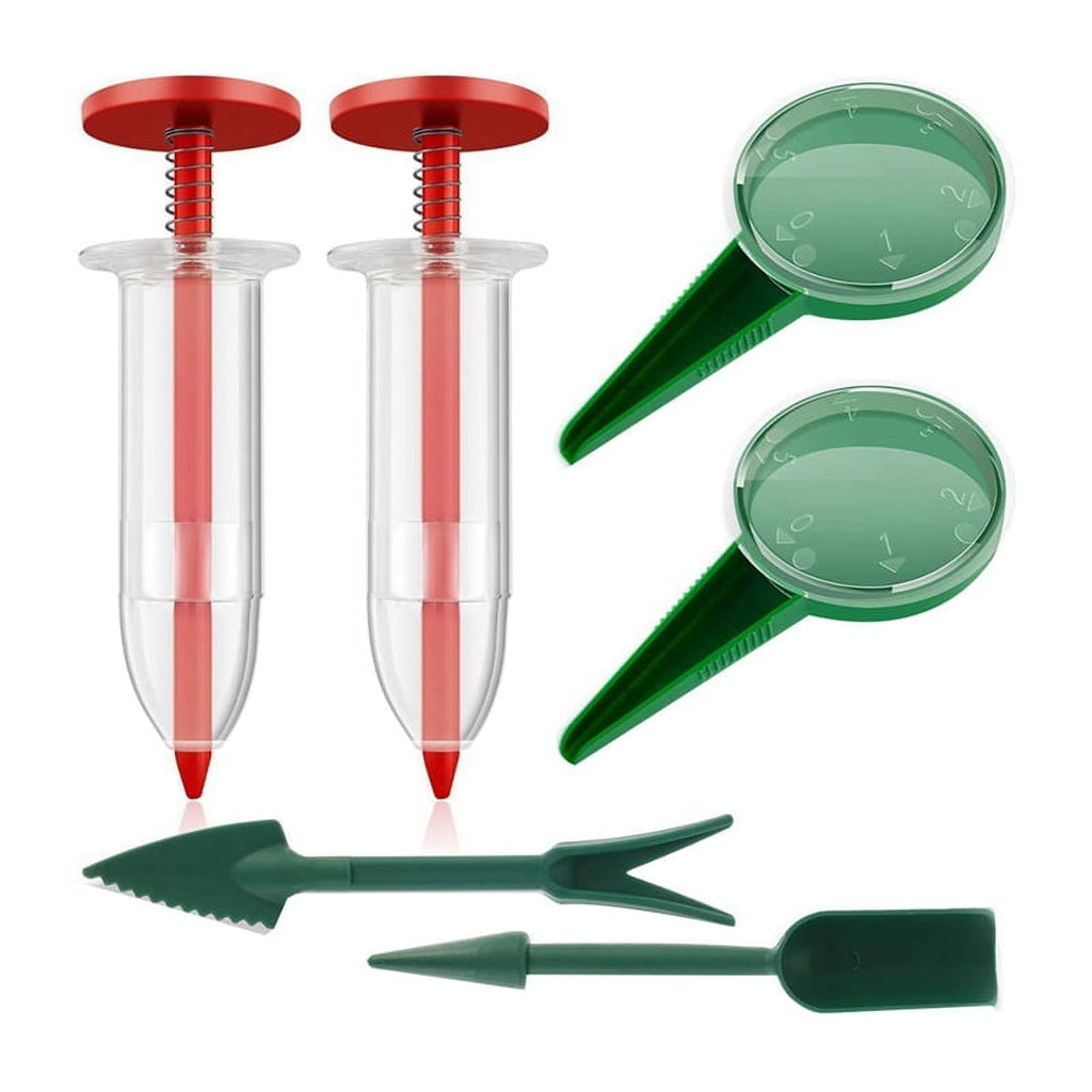 6Pcs Mini Sowing Seed Dispenser, Seed Planter Tool,Handheld Seed Planter,Seed Sower Tool,Hand Seed Spreader,Garden Seed