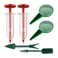6Pcs Mini Sowing Seed Dispenser, Seed Planter Tool,Handheld Seed Planter,Seed Sower Tool,Hand Seed Spreader,Garden Seed
